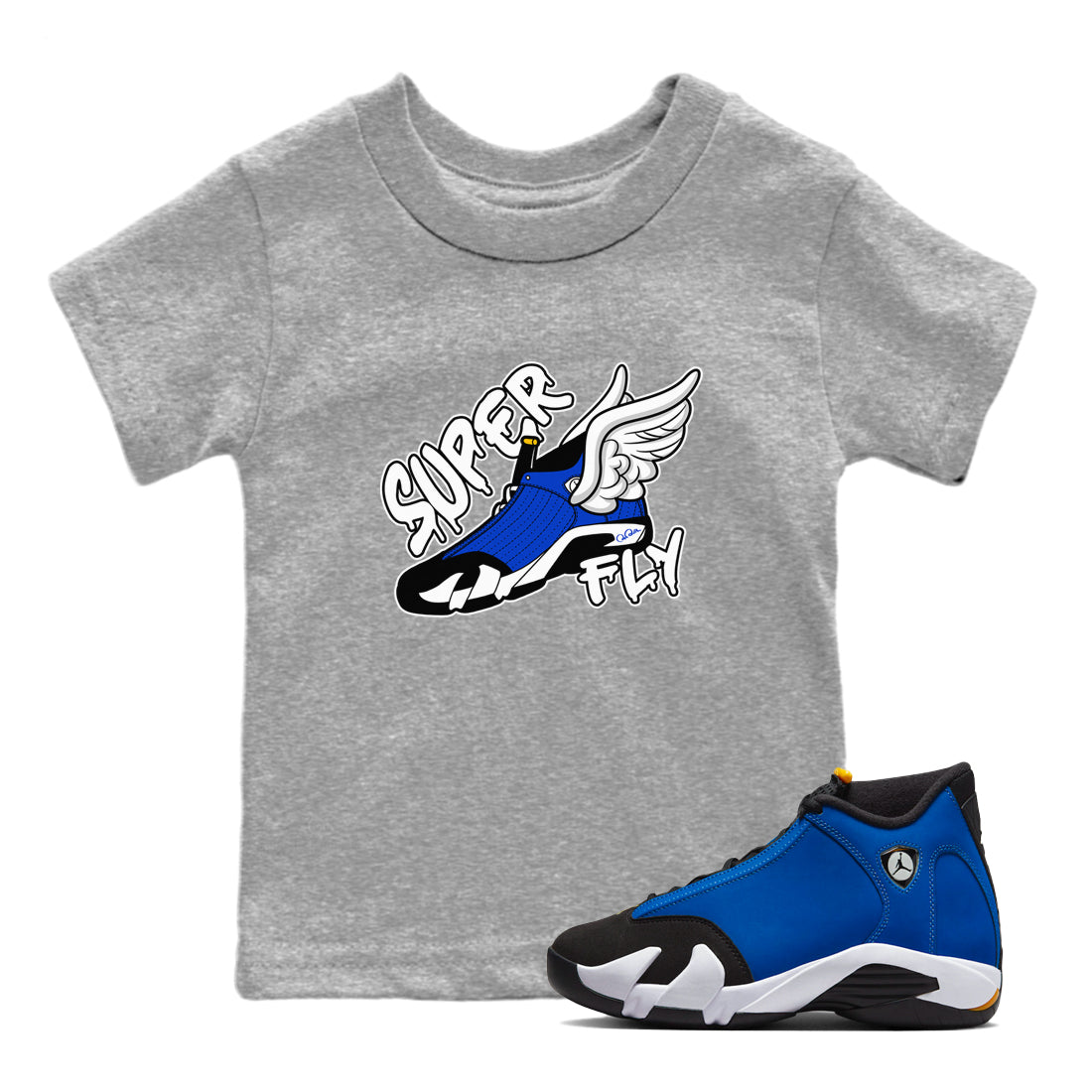 Super Fly Kids Tops - Air Jordan 14 Laney