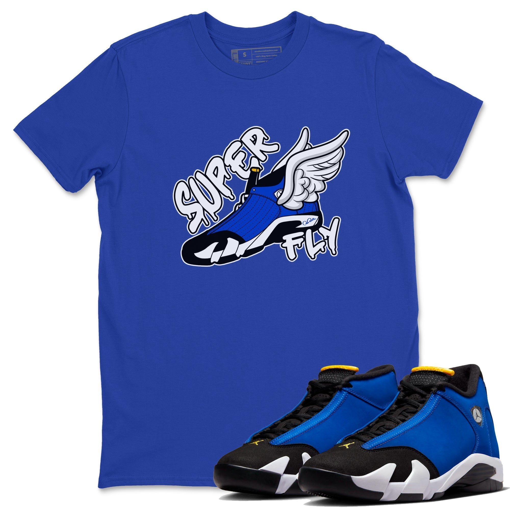 Super Fly Unisex Tops - Air Jordan 14 Laney