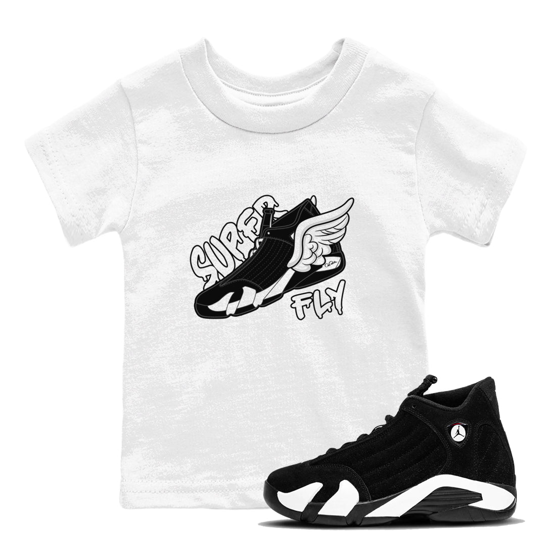 Super Fly snkmatch Tee Kids - Air Jordan 14 Panda