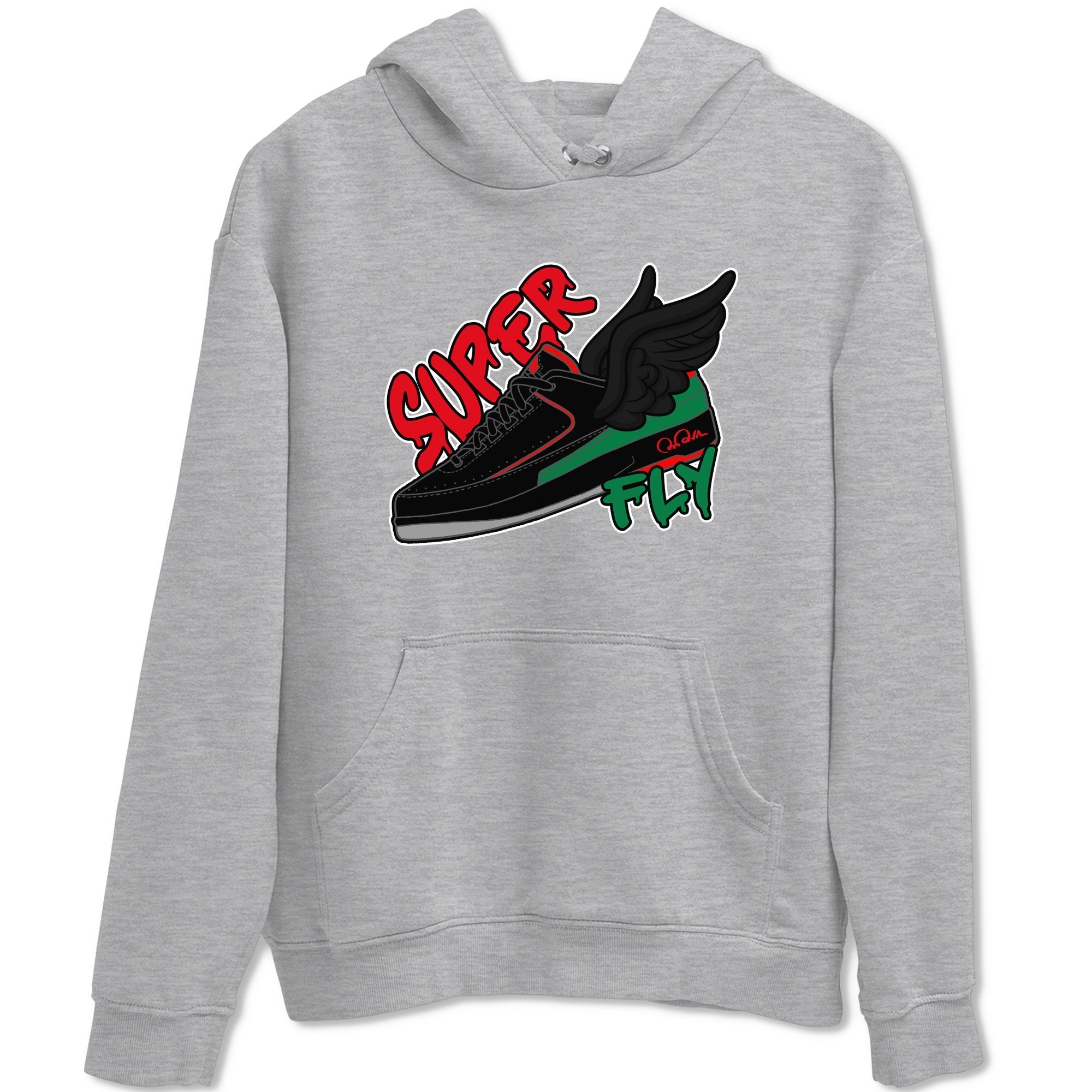 Super Fly snkmatch Tee - Air Jordan 2 Christmas