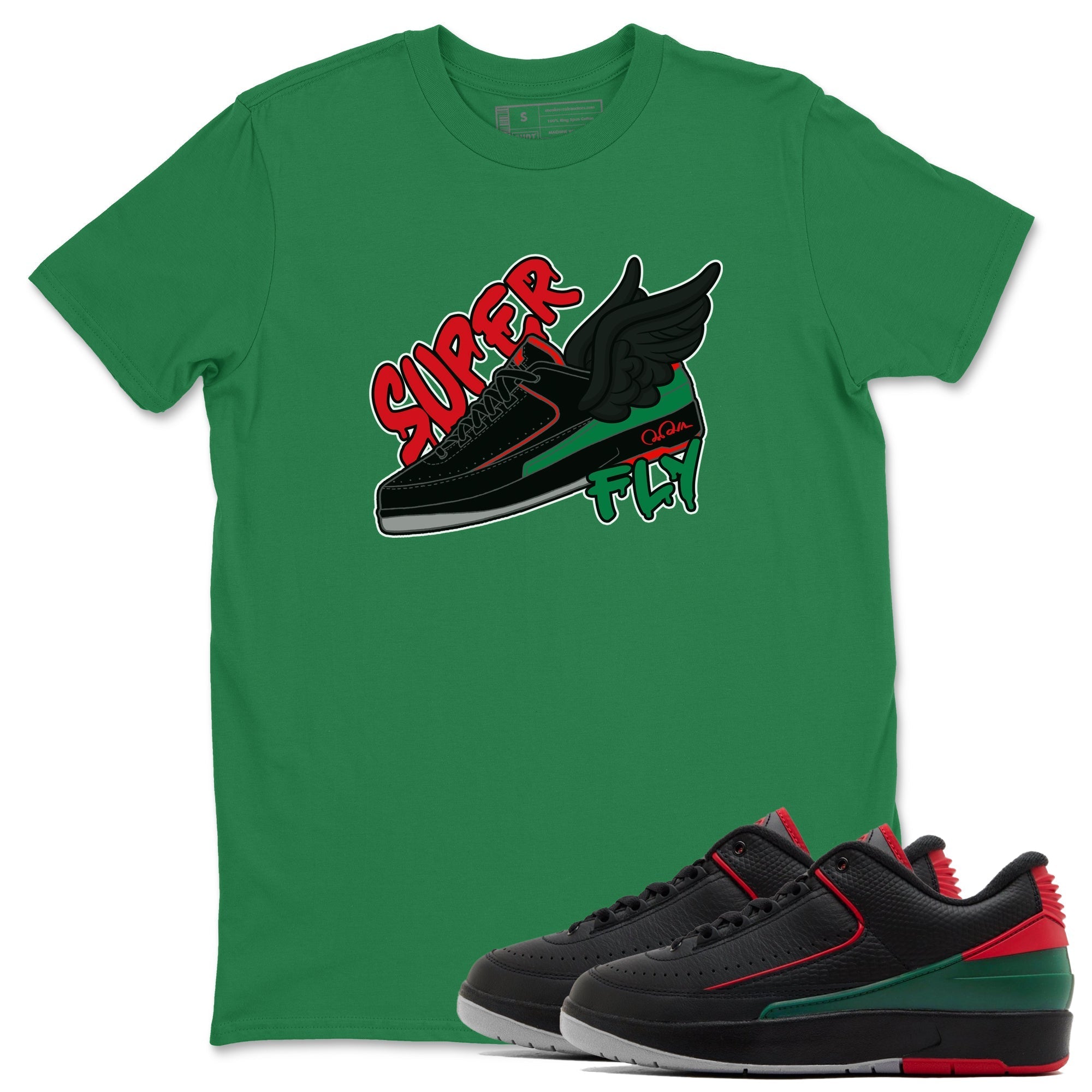 Super Fly snkmatch Tee - Air Jordan 2 Christmas