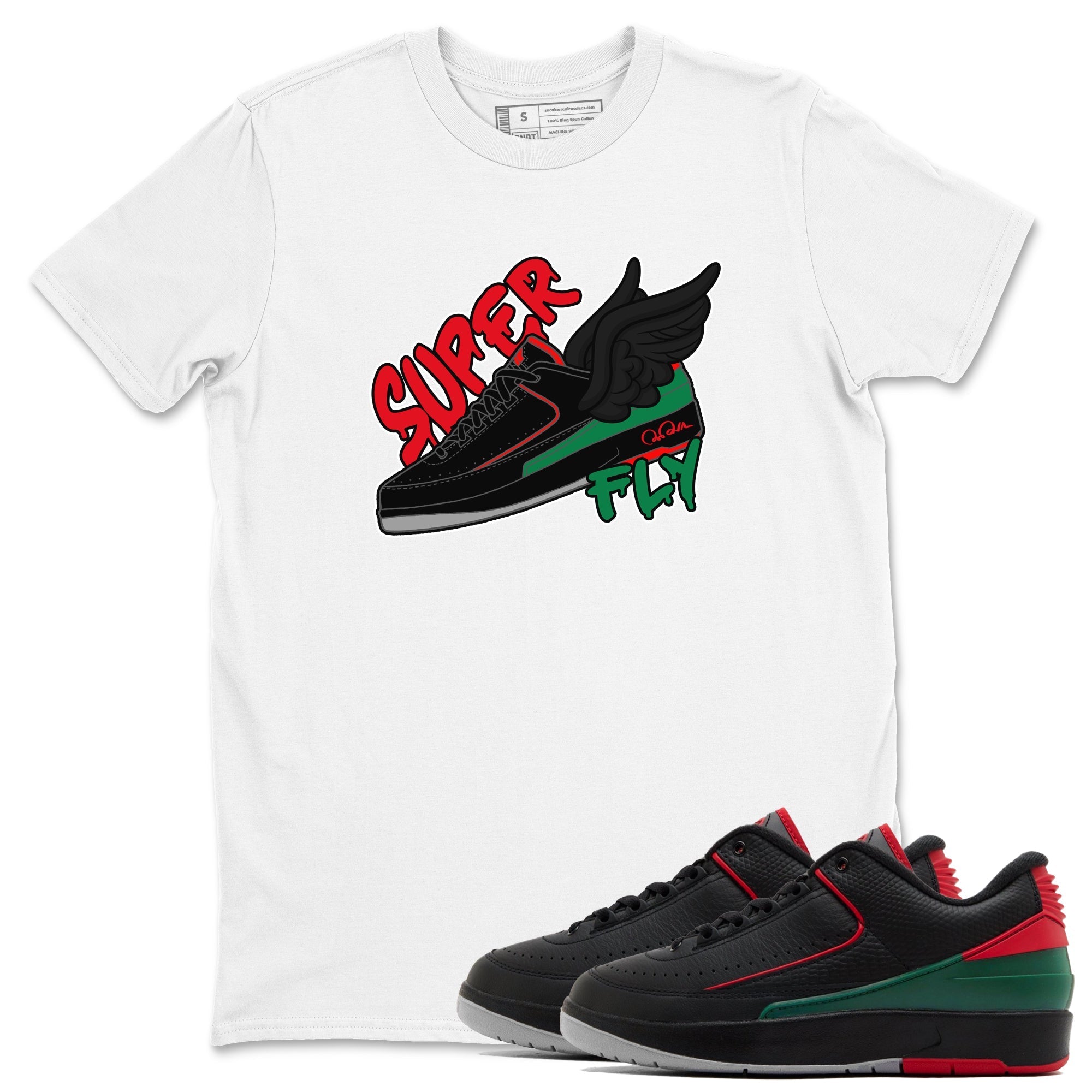 Super Fly snkmatch Tee - Air Jordan 2 Christmas
