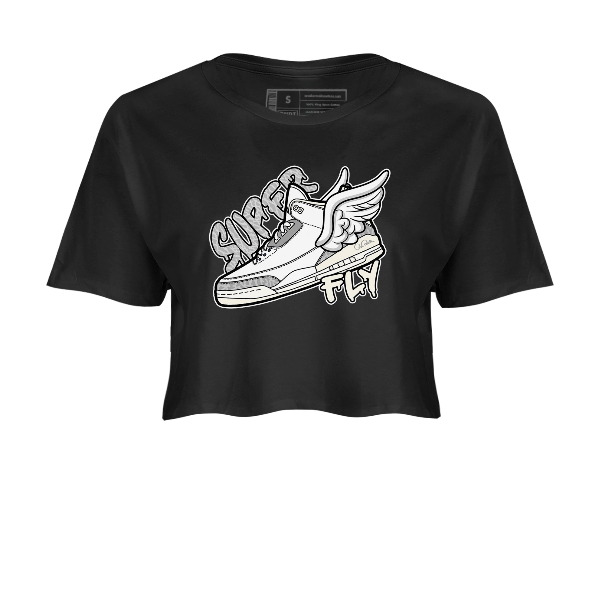 Super Fly snkmatch Women's Top - Air Jordan 3 Ivory