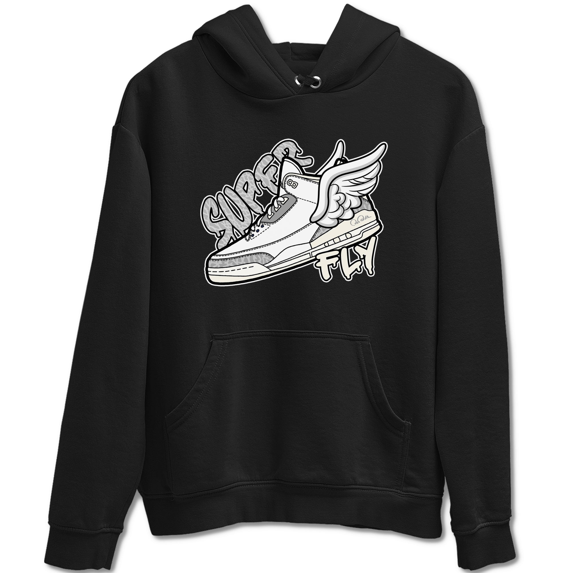 Super Fly snkmatch Tees - Air Jordan 3 Ivory
