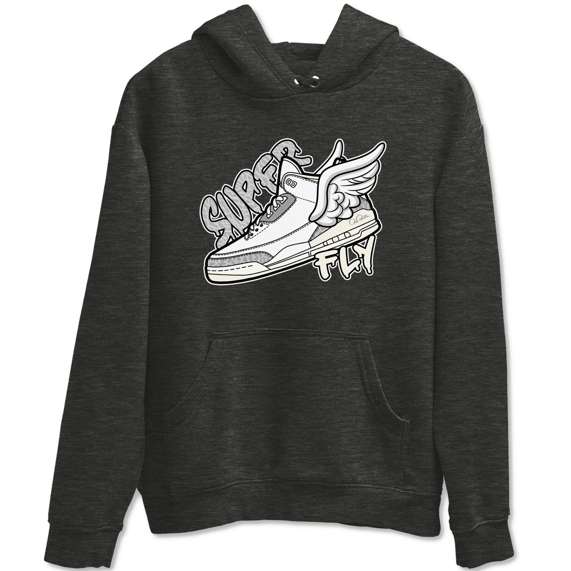 Super Fly snkmatch Tees - Air Jordan 3 Ivory
