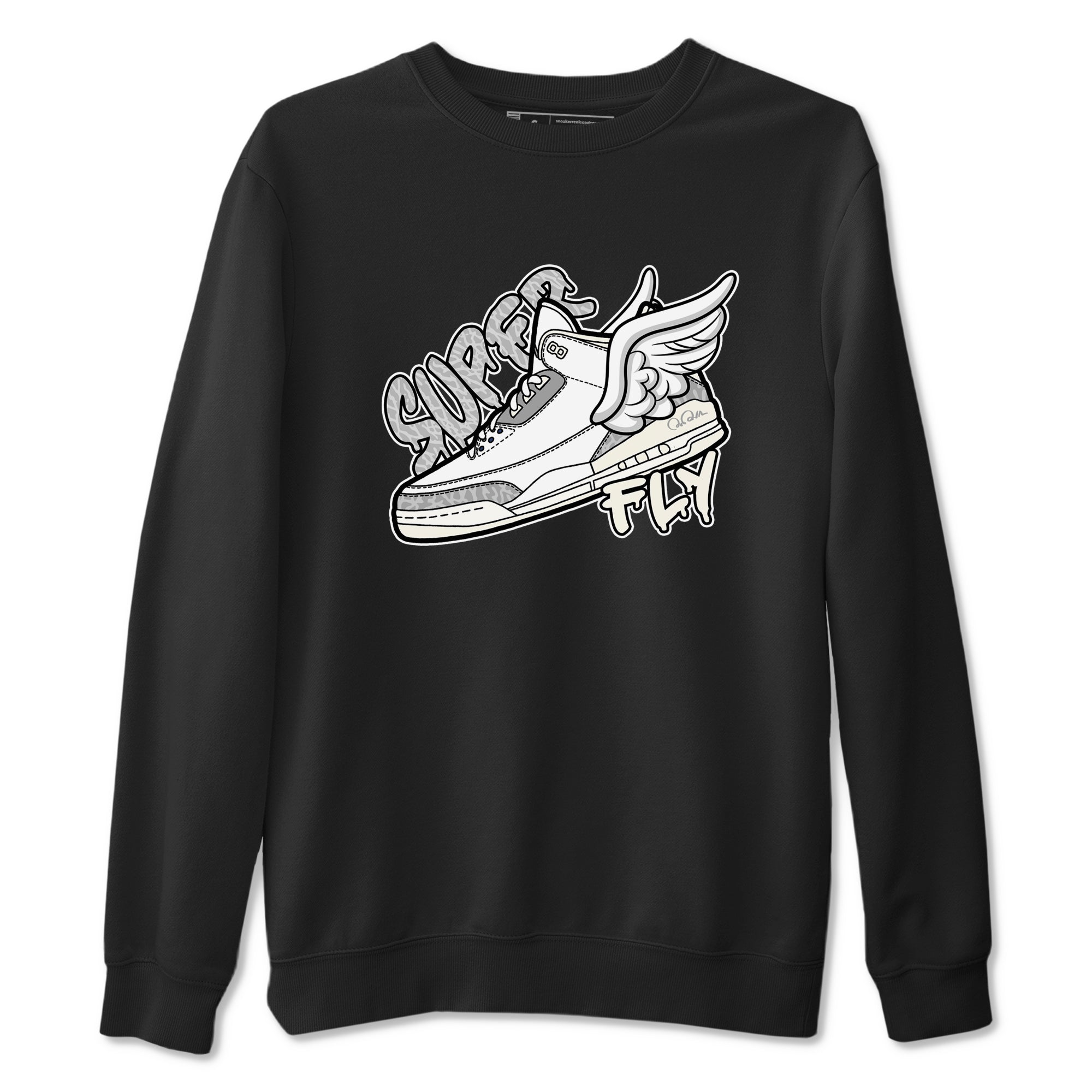 Super Fly snkmatch Tees - Air Jordan 3 Ivory