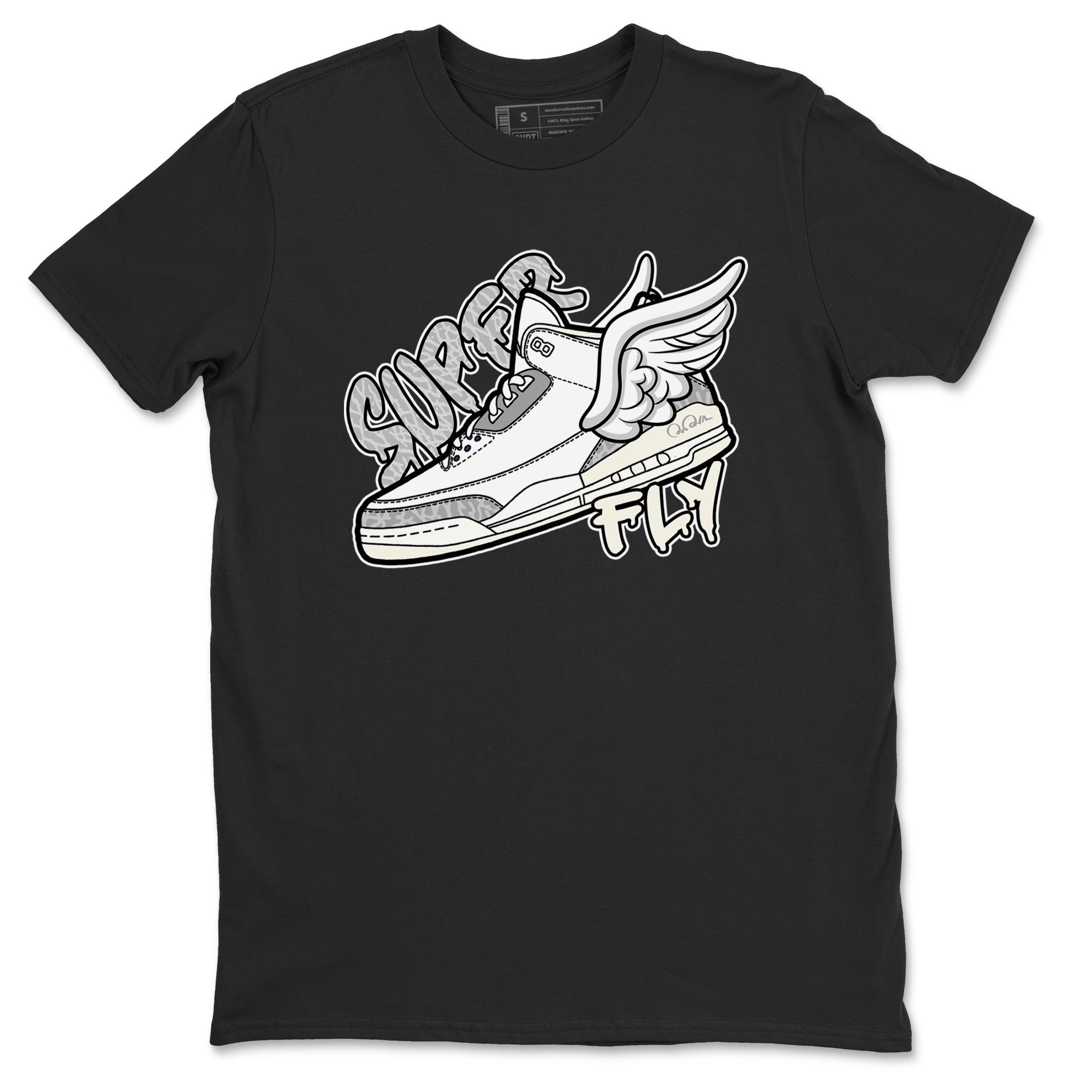 Super Fly snkmatch Tees - Air Jordan 3 Ivory
