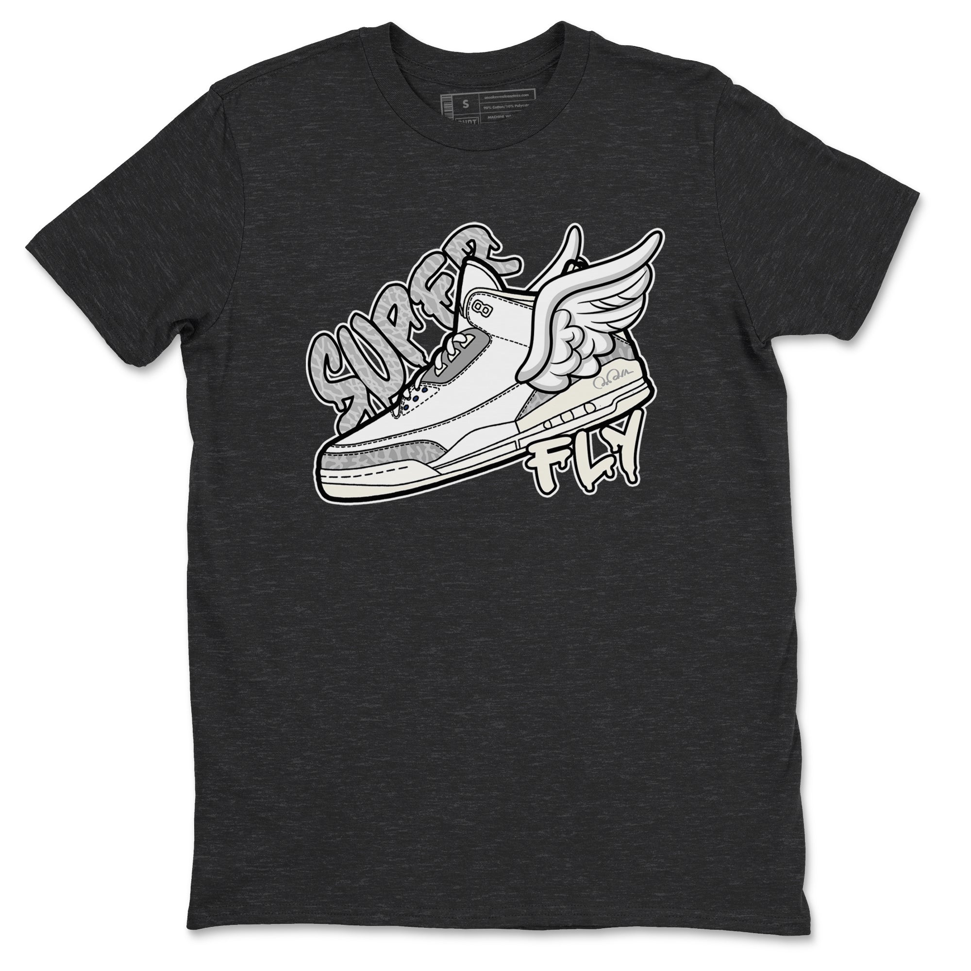 Super Fly snkmatch Tees - Air Jordan 3 Ivory
