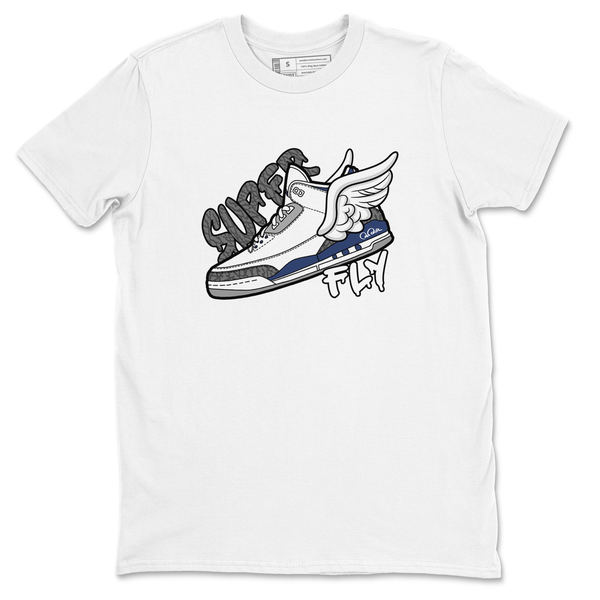 Super Fly snkmatch Tees - Air Jordan 3 Midnight Navy 2023