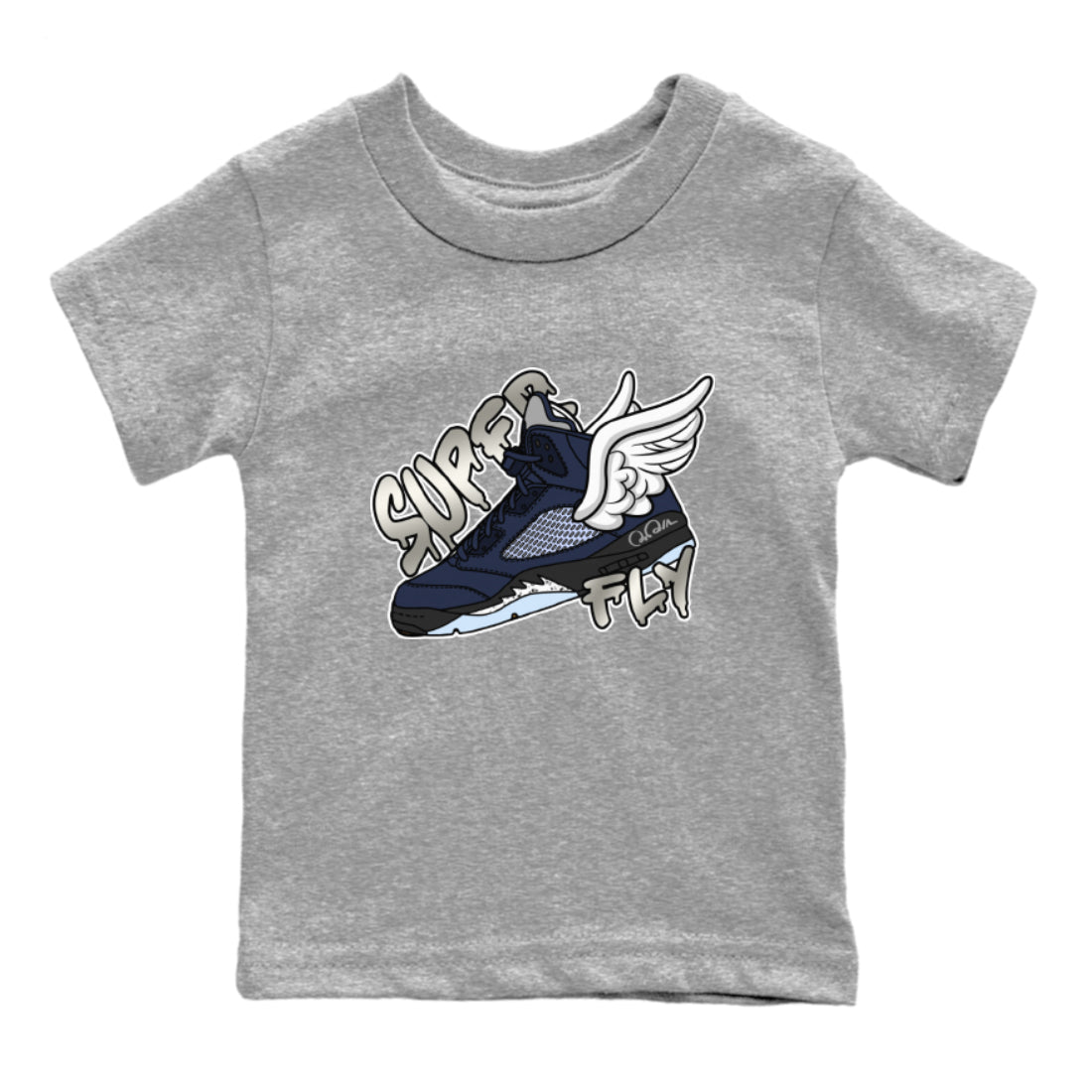 Super Fly Kids Tops - Air Jordan 5 Georgetown
