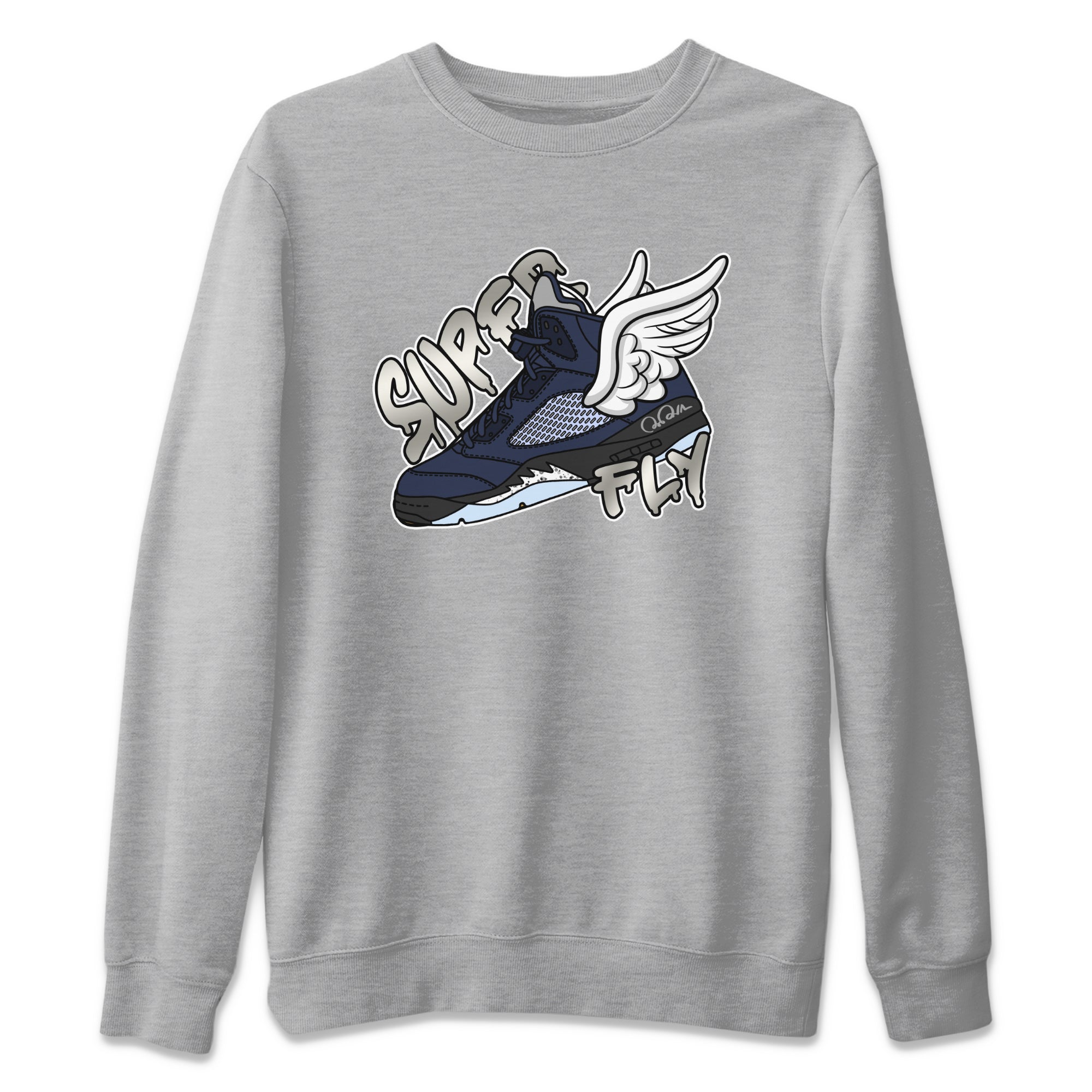 Super Fly Unisex Tops - Air Jordan 5 Georgetown