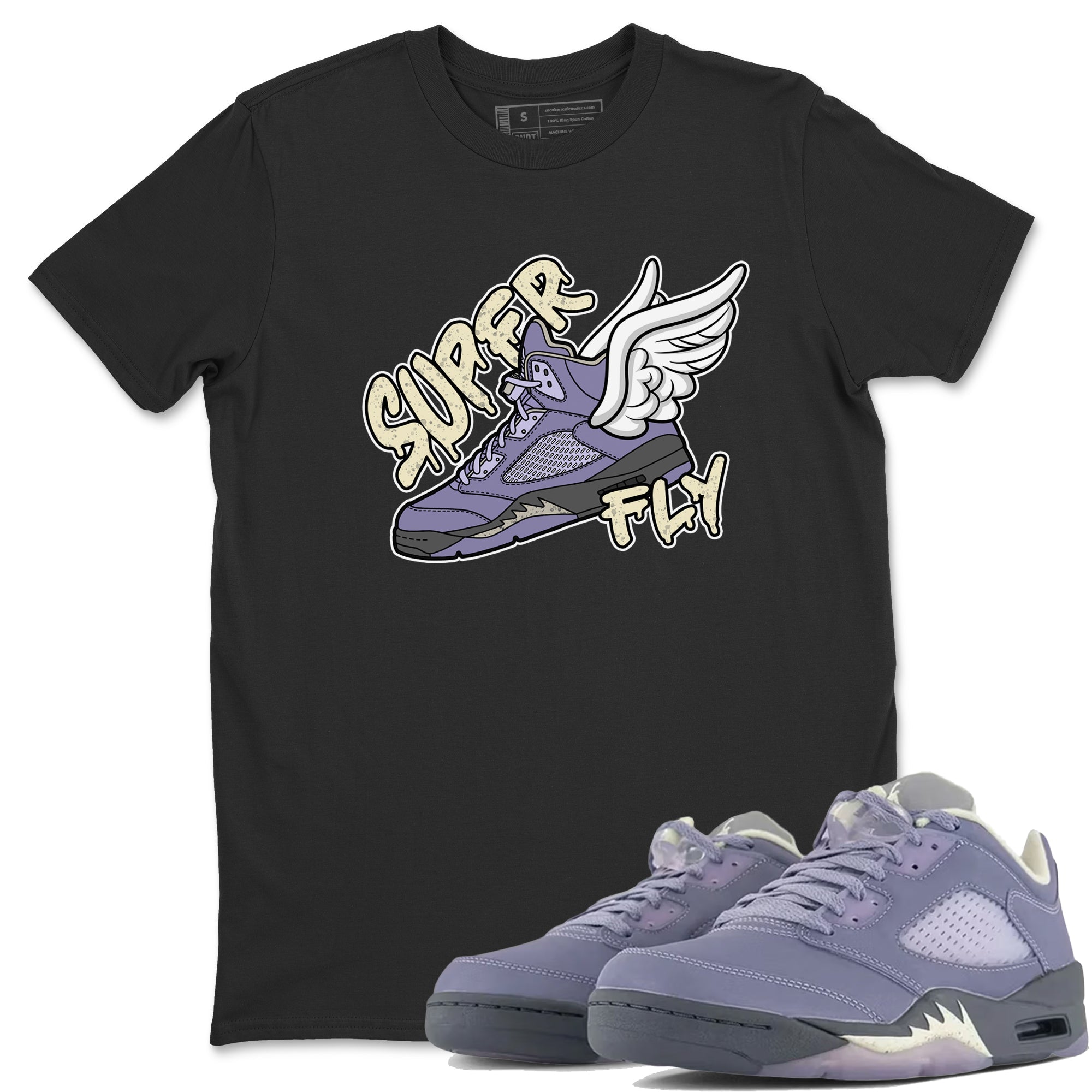 Super Fly Unisex Tops - Air Jordan 5 Indigo Haze