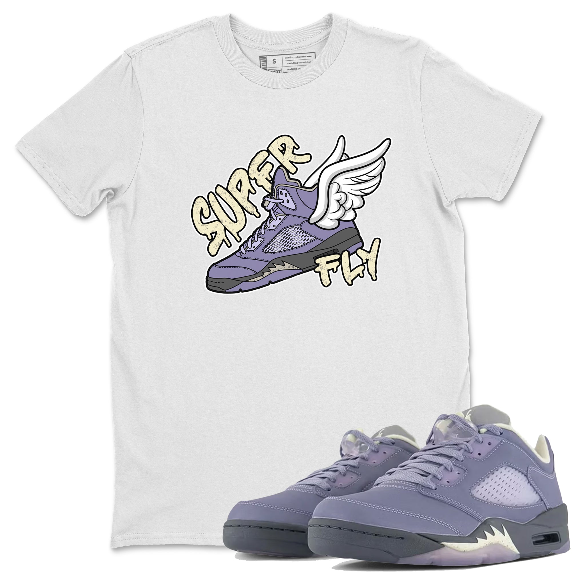 Super Fly Unisex Tops - Air Jordan 5 Indigo Haze