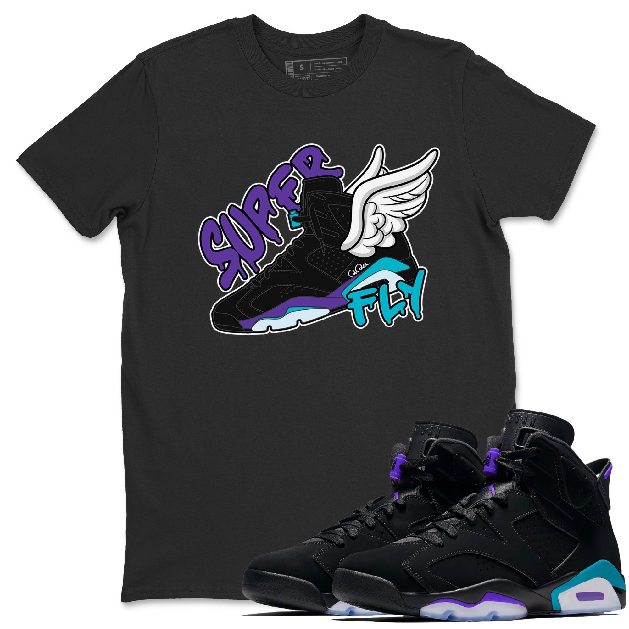Super Fly Unisex Tops - Air Jordan 6 Aqua