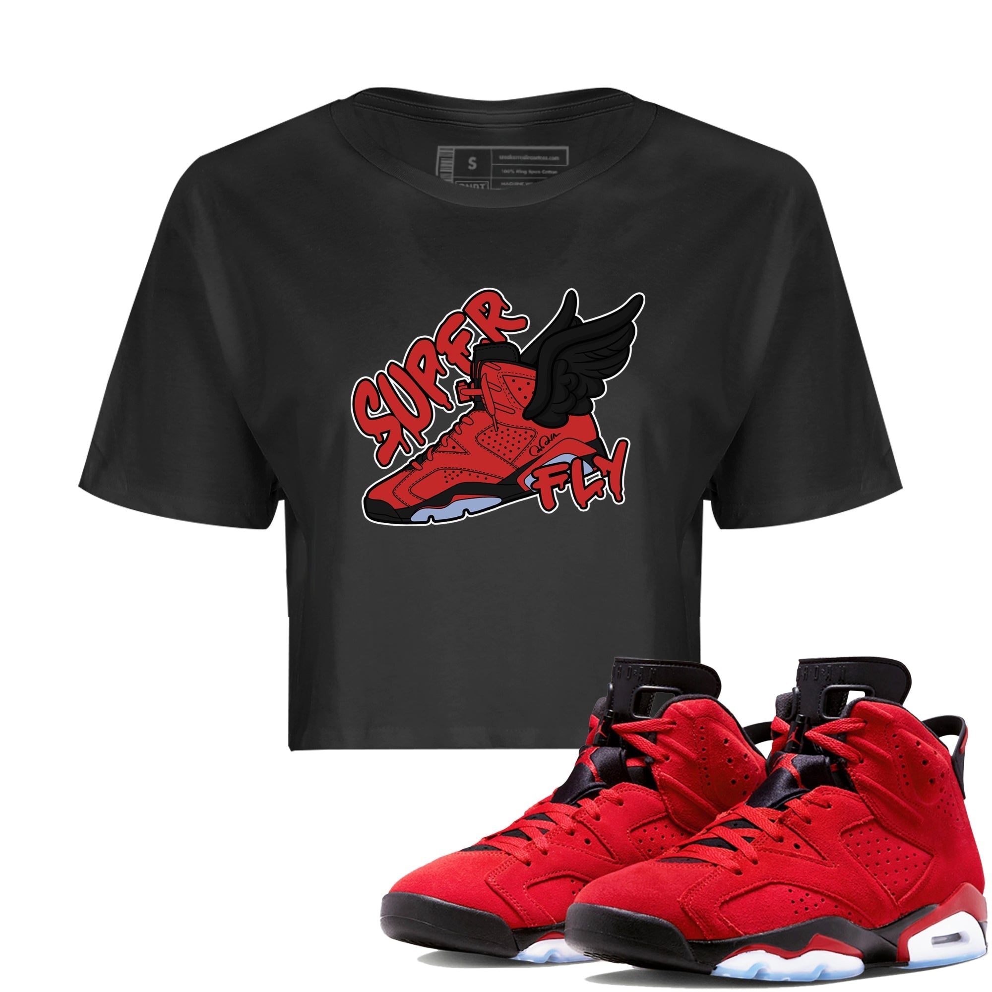 Super Fly Women's Tops - Air Jordan 6 Toro Bravo