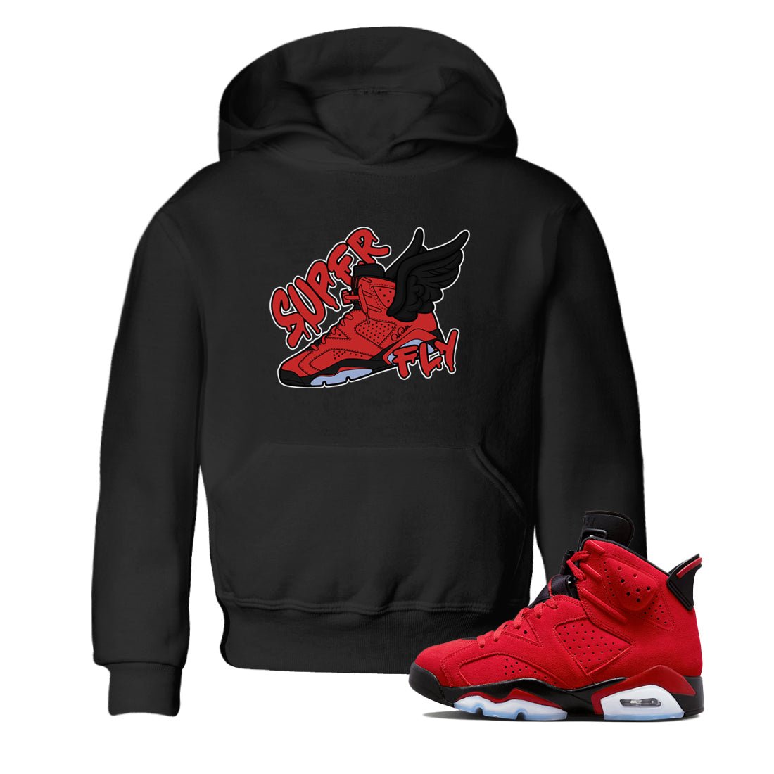 Super Fly Kids Tops - Air Jordan 6 Toro Bravo