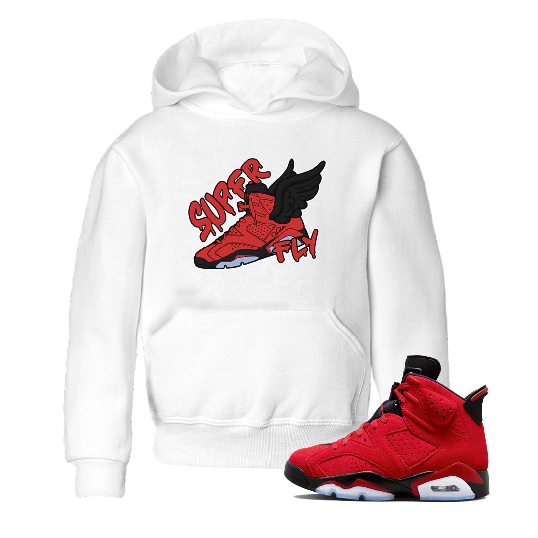 Super Fly Kids Tops - Air Jordan 6 Toro Bravo