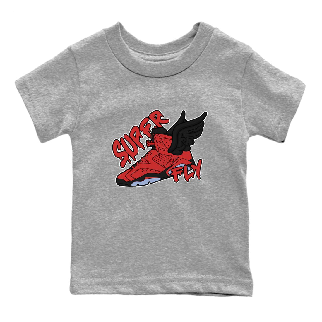 Super Fly Kids Tops - Air Jordan 6 Toro Bravo