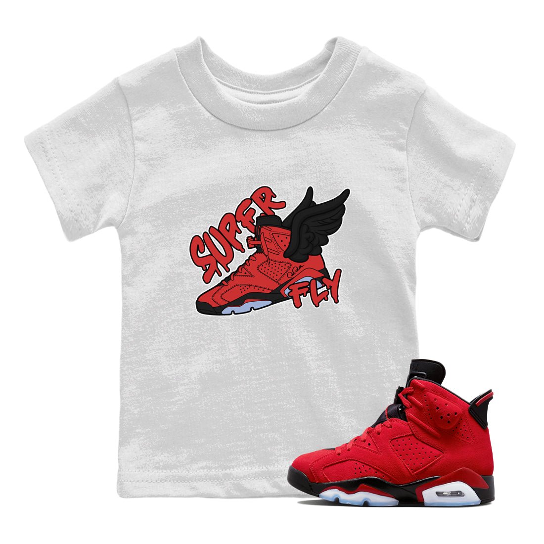 Super Fly Kids Tops - Air Jordan 6 Toro Bravo