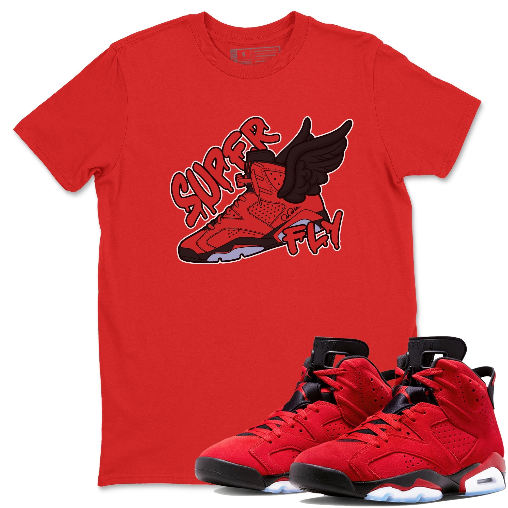 Super Fly Unisex Tops - Air Jordan 6 Toro Bravo