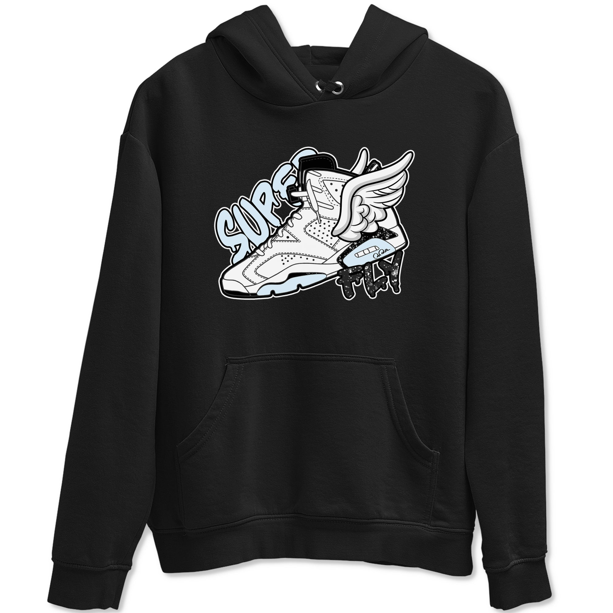 Super Fly snkmatch Tees - Air Jordan 6 White Black