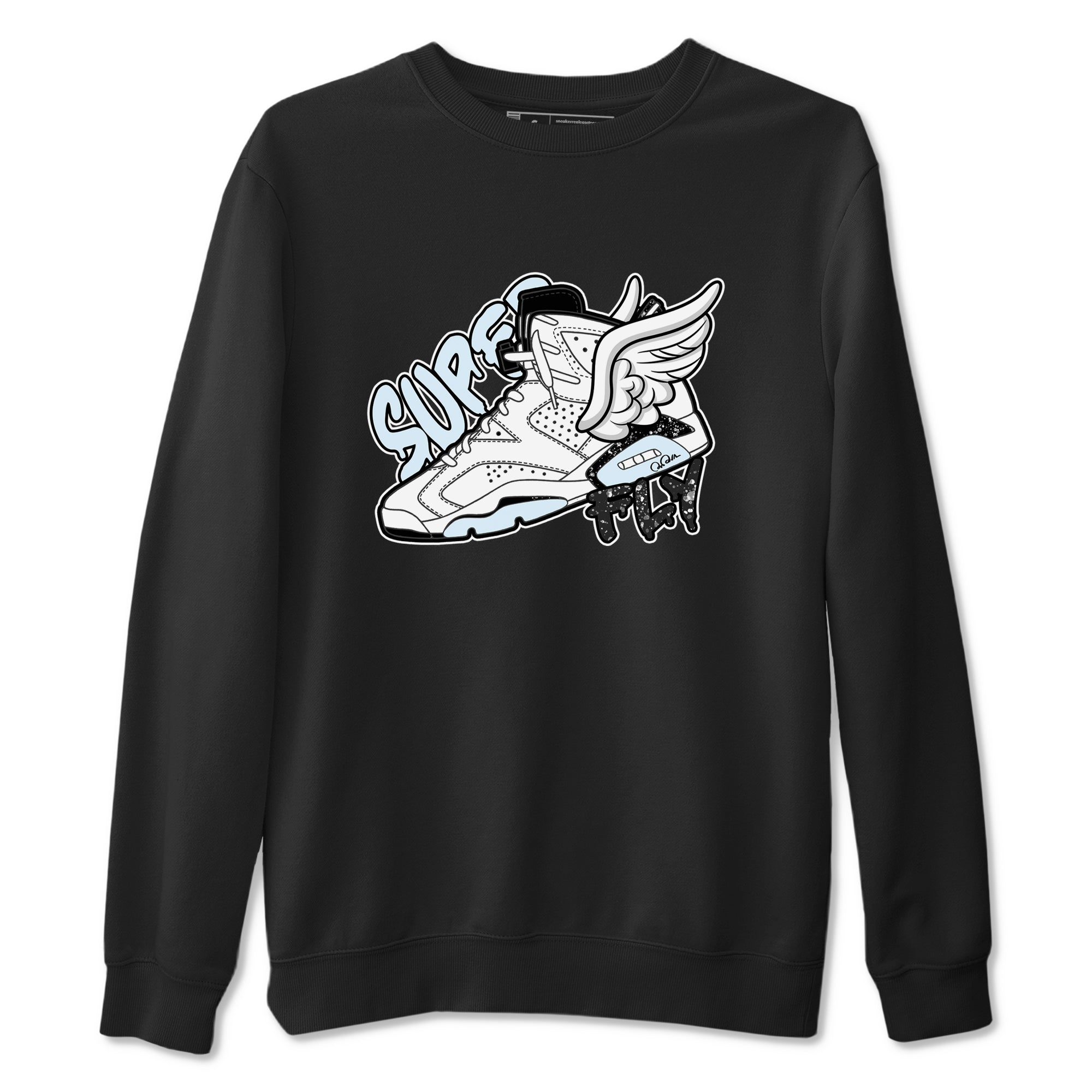Super Fly snkmatch Tees - Air Jordan 6 White Black