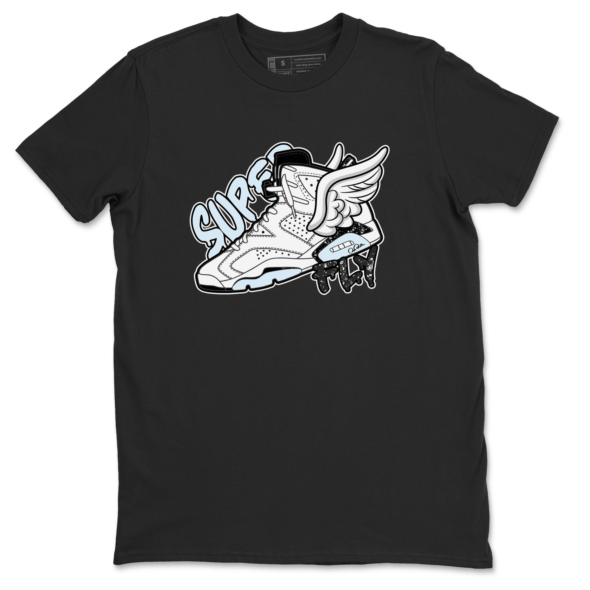 Super Fly snkmatch Tees - Air Jordan 6 White Black