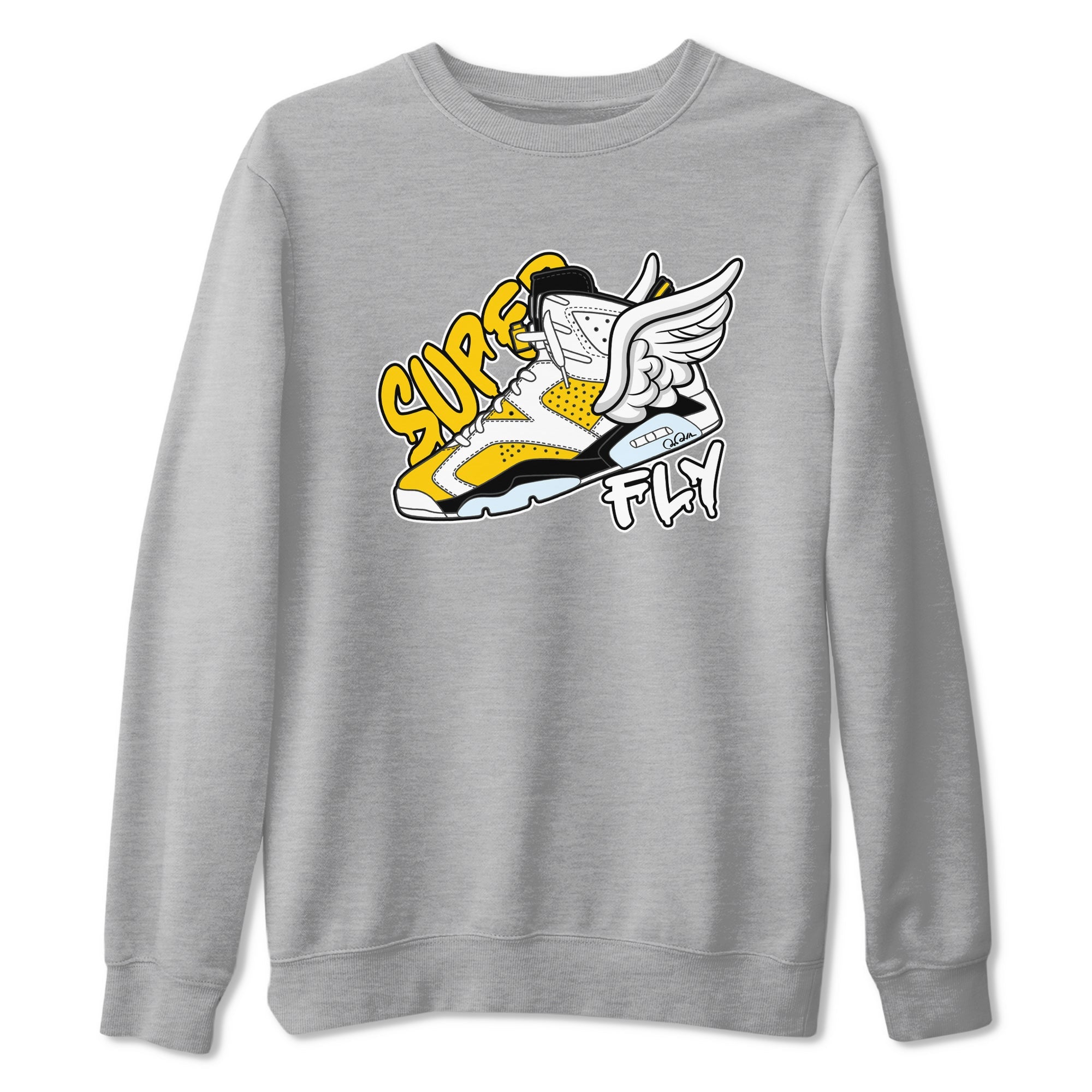 Super Fly snkmatch Tee - Air Jordan 6 Yellow Ochre