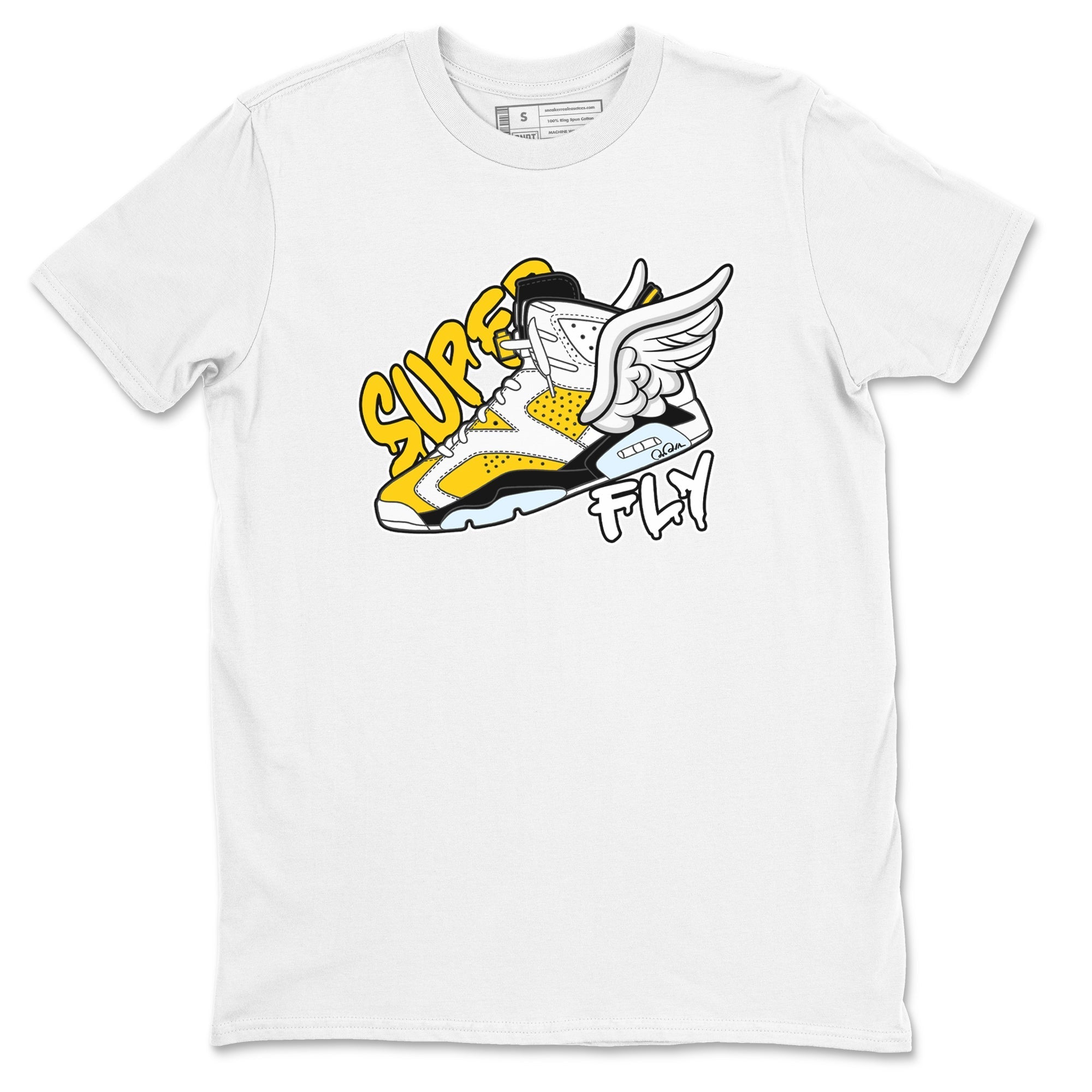 Super Fly snkmatch Tee - Air Jordan 6 Yellow Ochre
