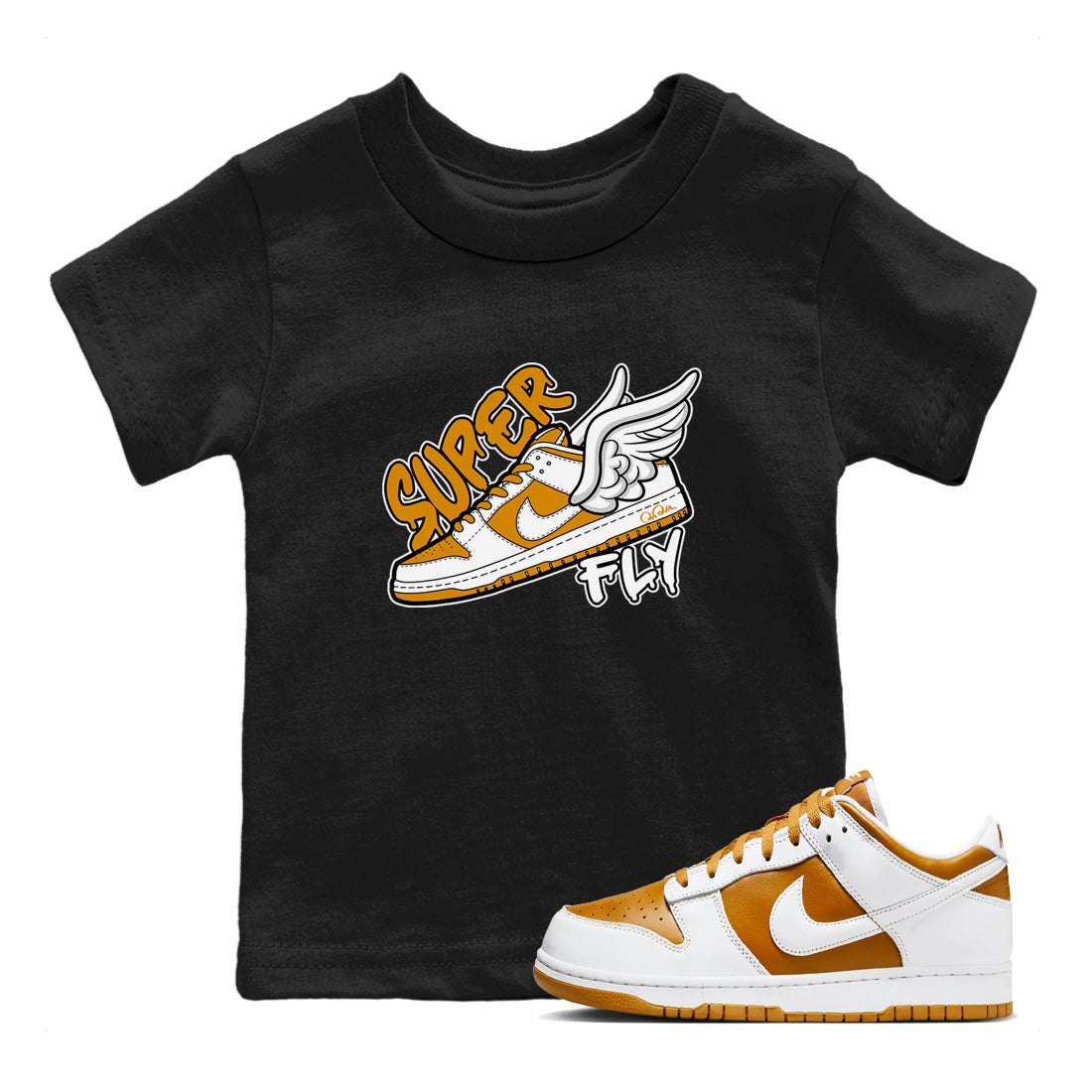 Super Fly snkmatch Tees Kids - Dunk Dark Curry