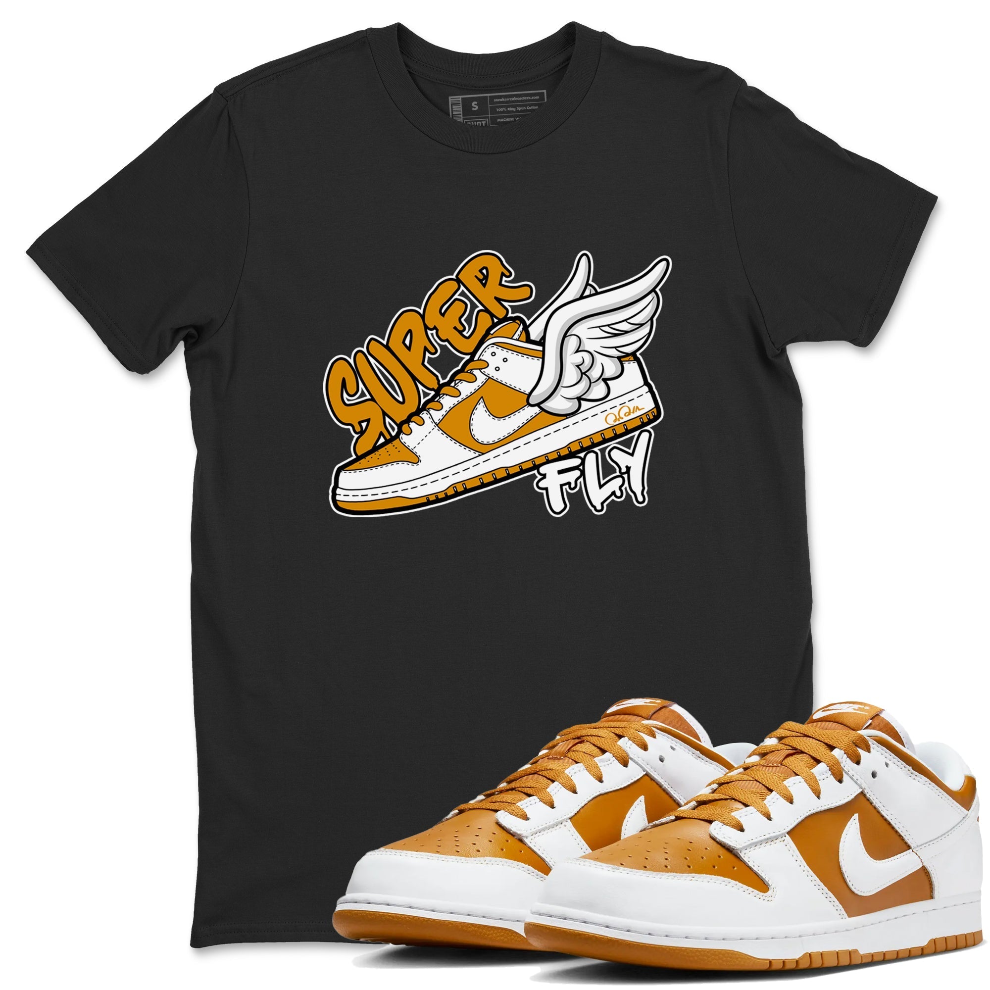 Super Fly snkmatch Tees - Dunk Dark Curry