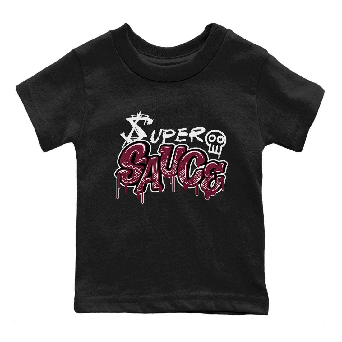 Super Sauce snkmatch Tees Kids - Air Jordan 1 Metallic Burgundy