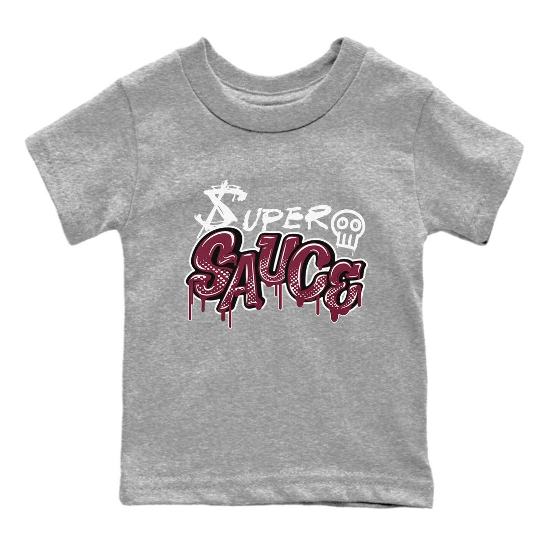 Super Sauce snkmatch Tees Kids - Air Jordan 1 Metallic Burgundy