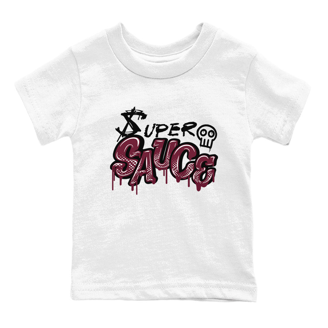 Super Sauce snkmatch Tees Kids - Air Jordan 1 Metallic Burgundy