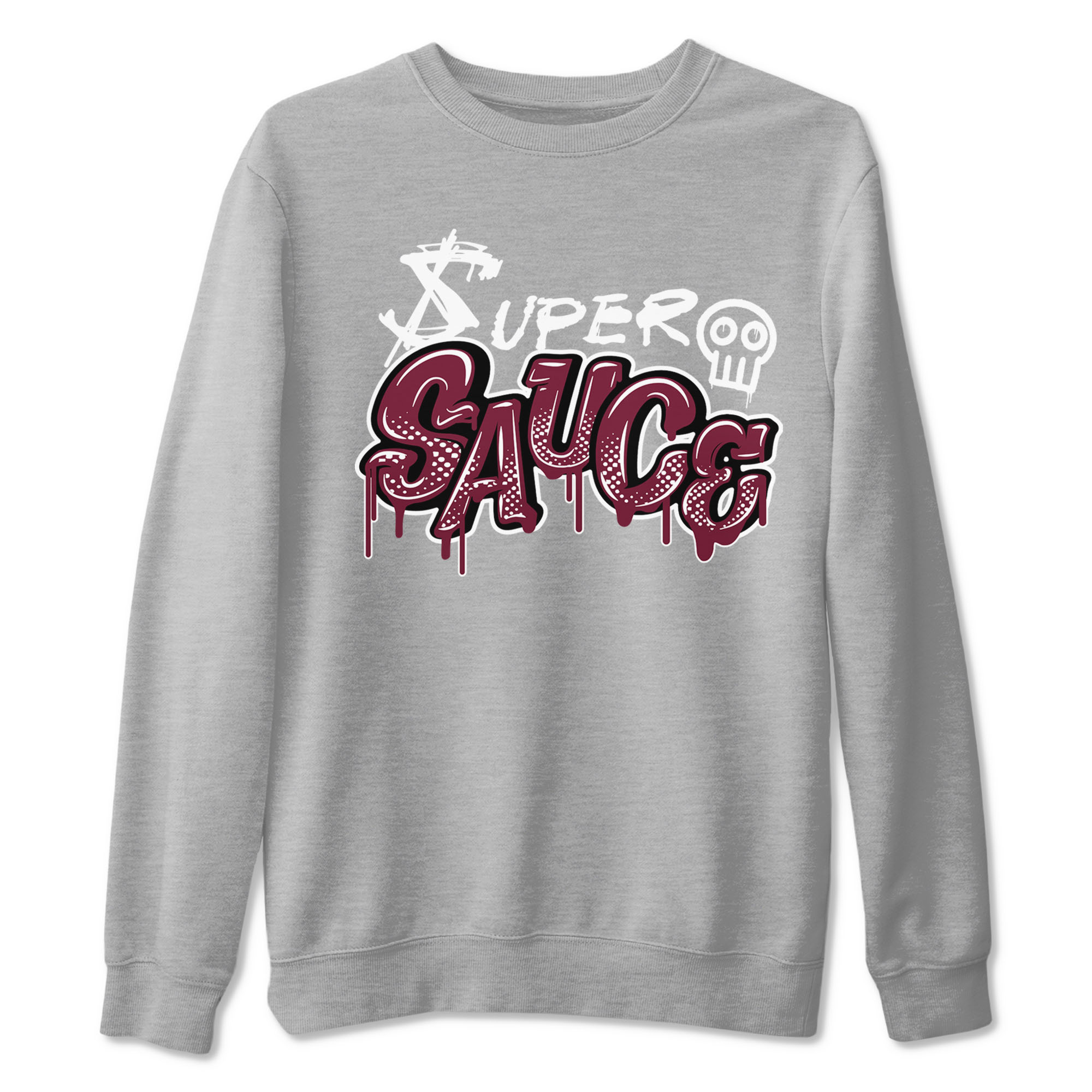 Super Sauce snkmatch Tees - Air Jordan 1 Metallic Burgundy
