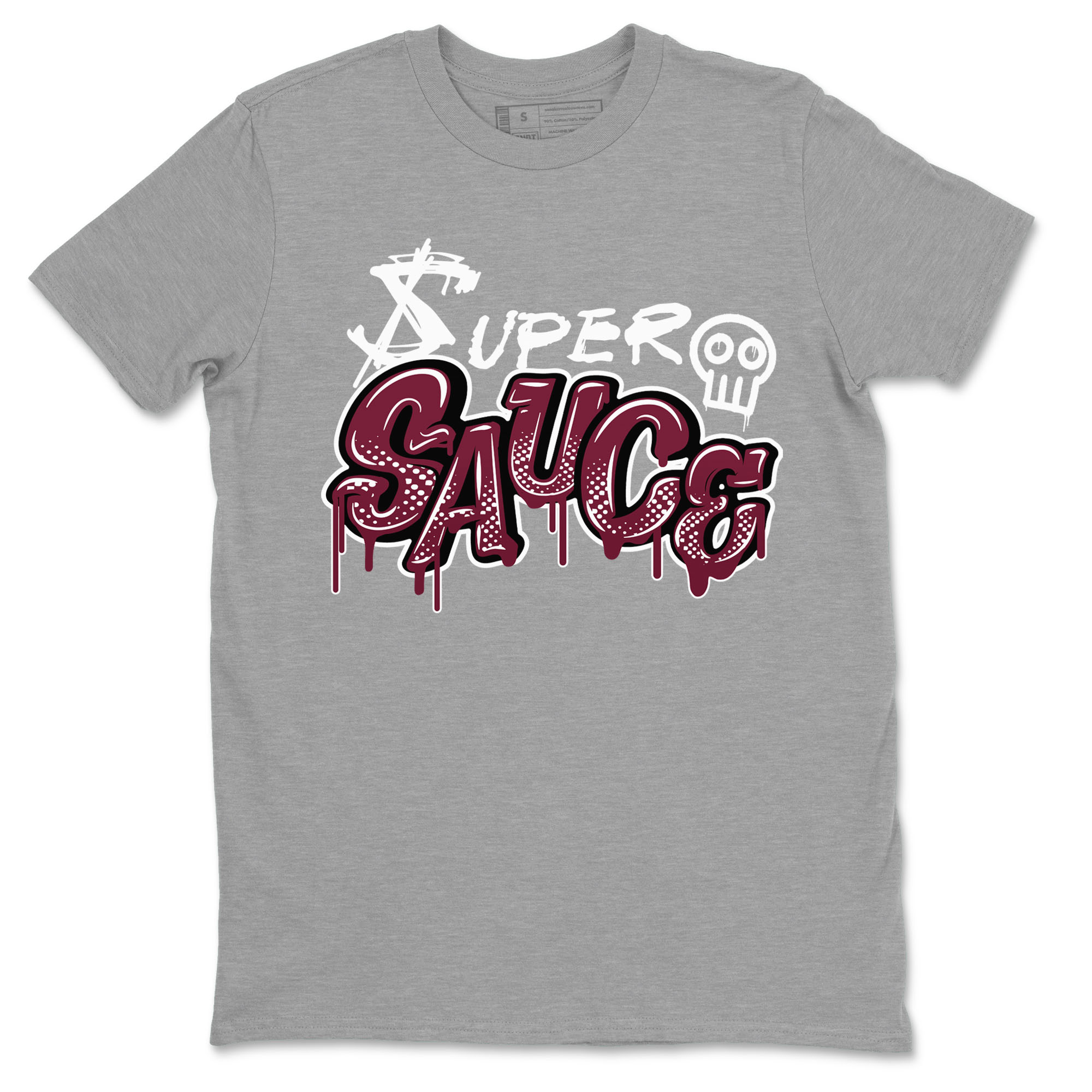 Super Sauce snkmatch Tees - Air Jordan 1 Metallic Burgundy