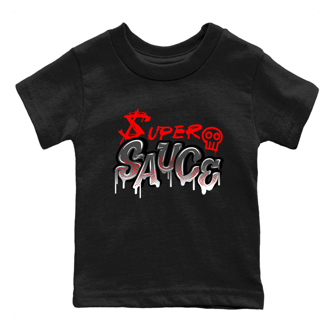 Super Sauce snkmatch Tees Kids - Air Jordan 4 Bred Reimagined