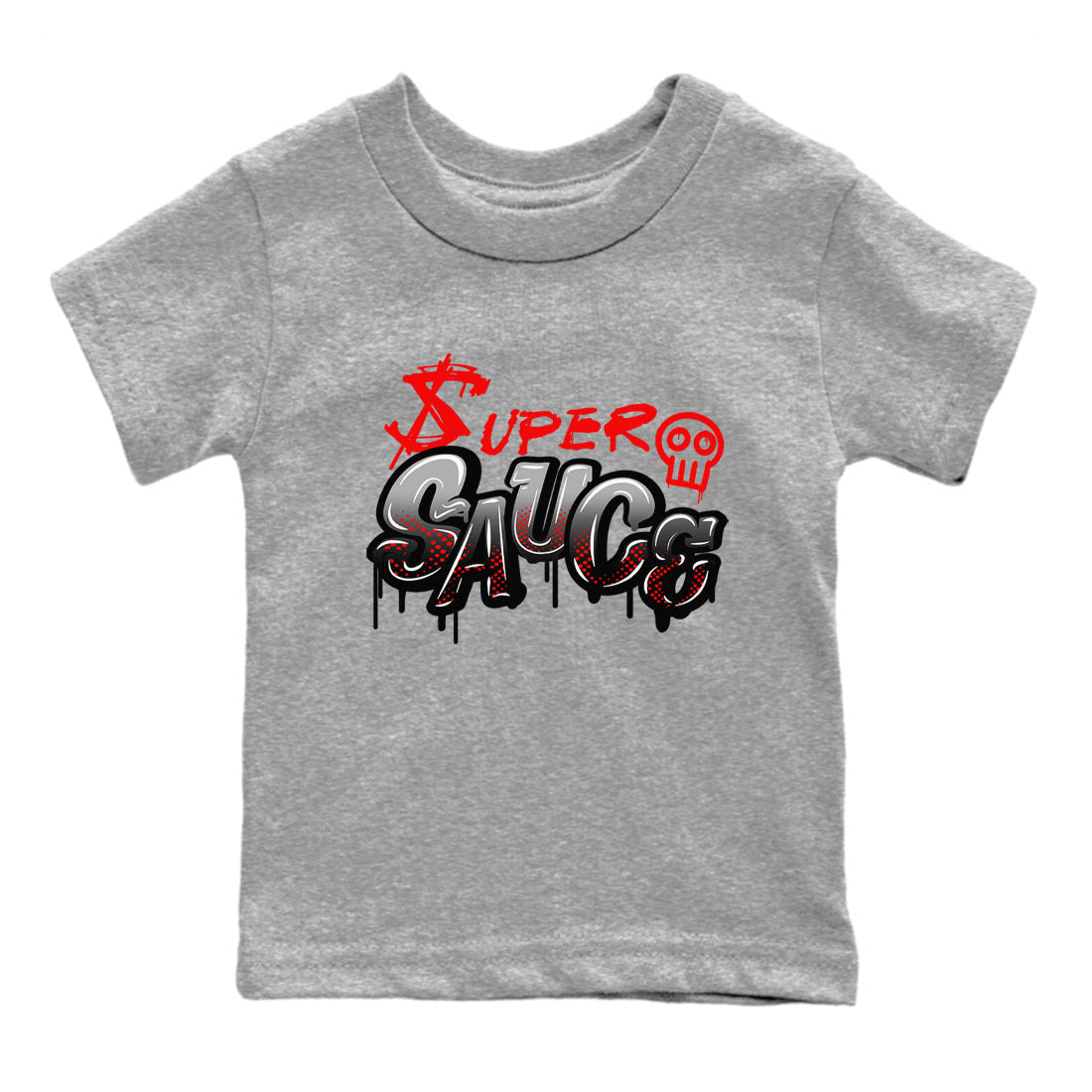 Super Sauce snkmatch Tees Kids - Air Jordan 4 Bred Reimagined