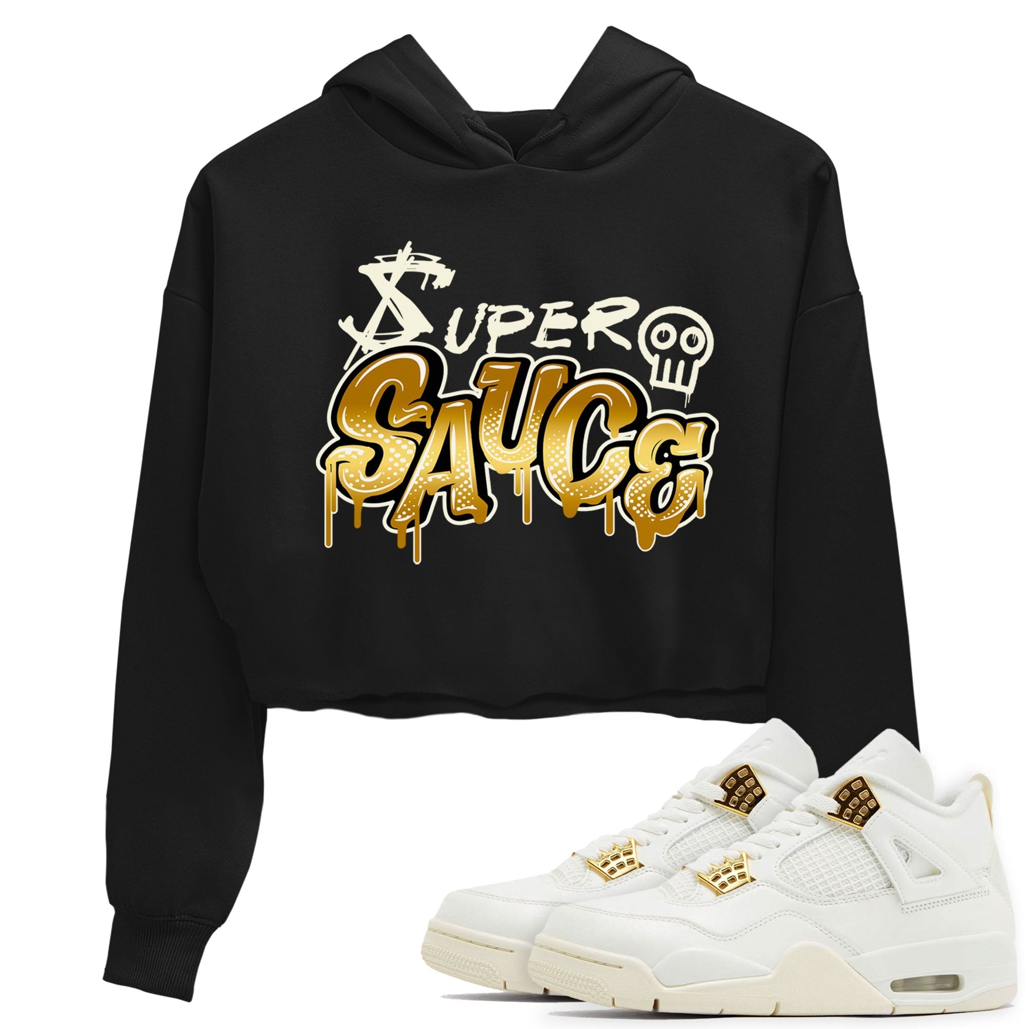 Super Sauce snkmatch Women's Top - Air Jordan 4 Sail 2024