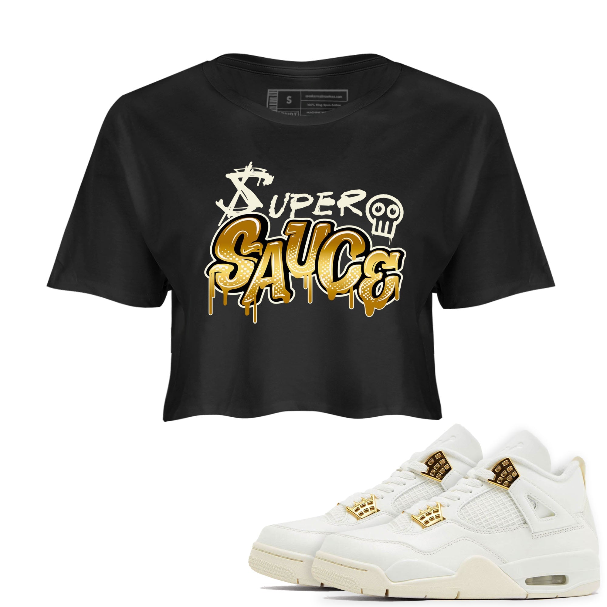 Super Sauce snkmatch Women's Top - Air Jordan 4 Sail 2024
