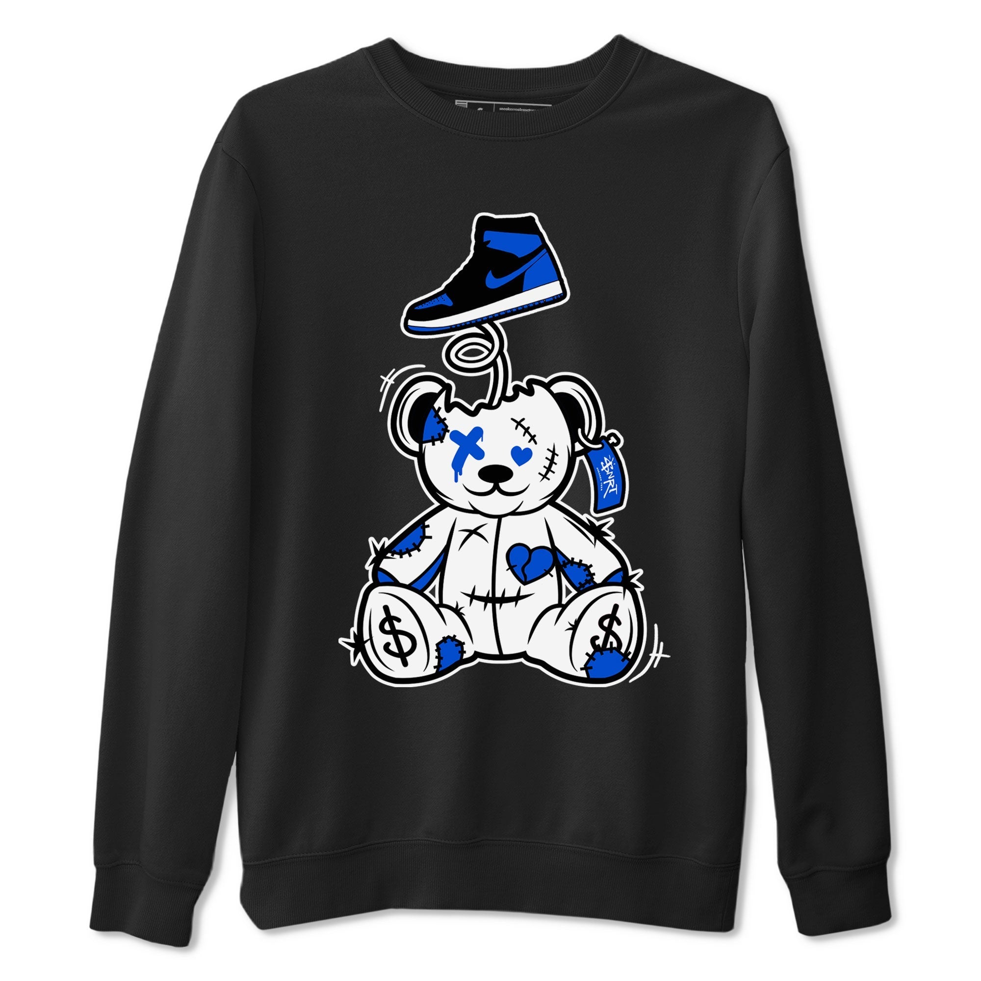 Surprise Teddy Bear snkmatch Tee - Air Jordan 1 Royal Reimagined