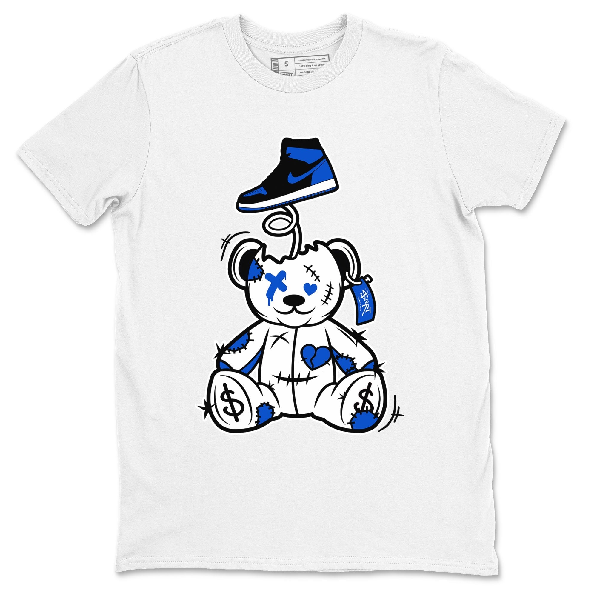 Surprise Teddy Bear snkmatch Tee - Air Jordan 1 Royal Reimagined