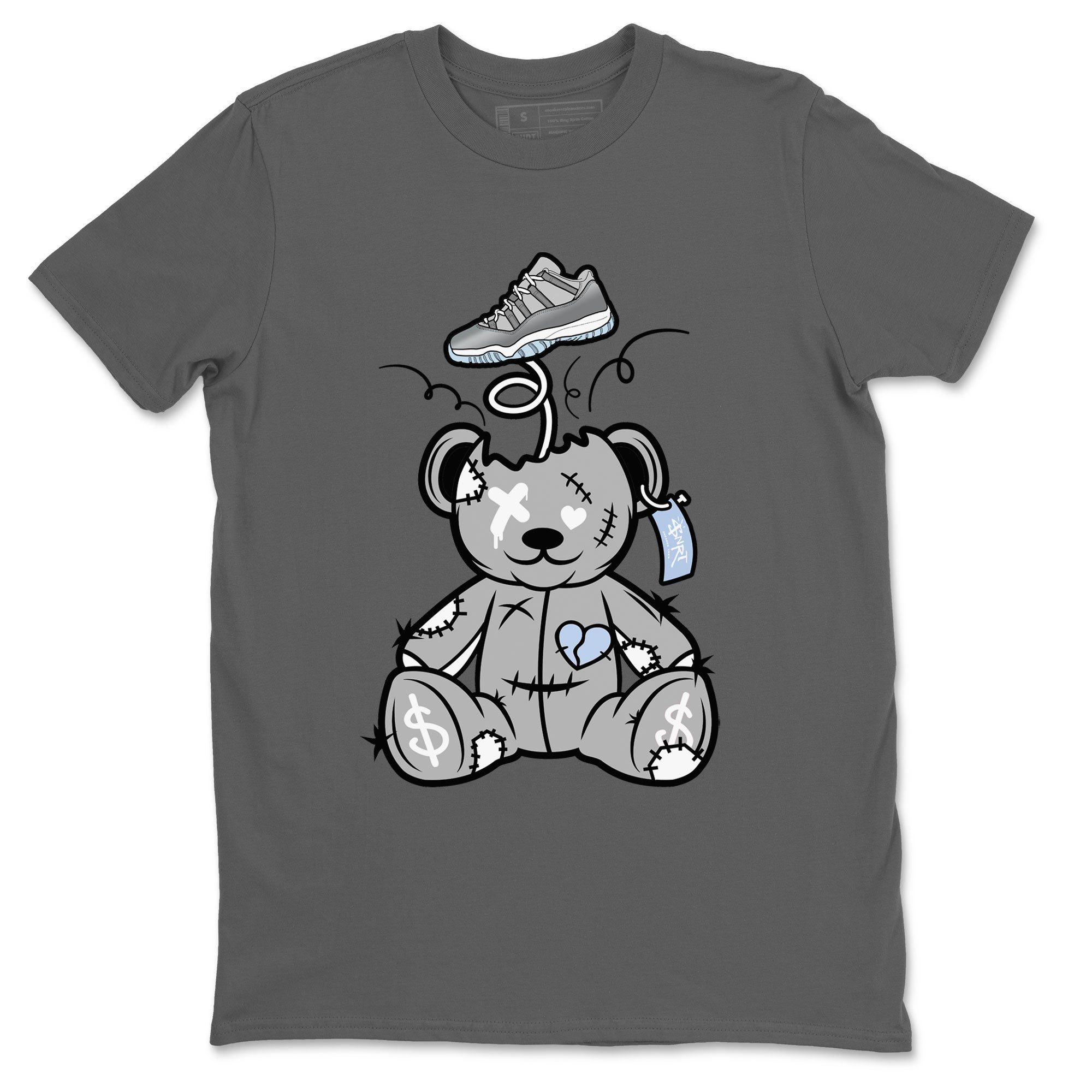 Surprise Teddy Bear snkmatch Tees - Air Jordan 11 Cool Grey