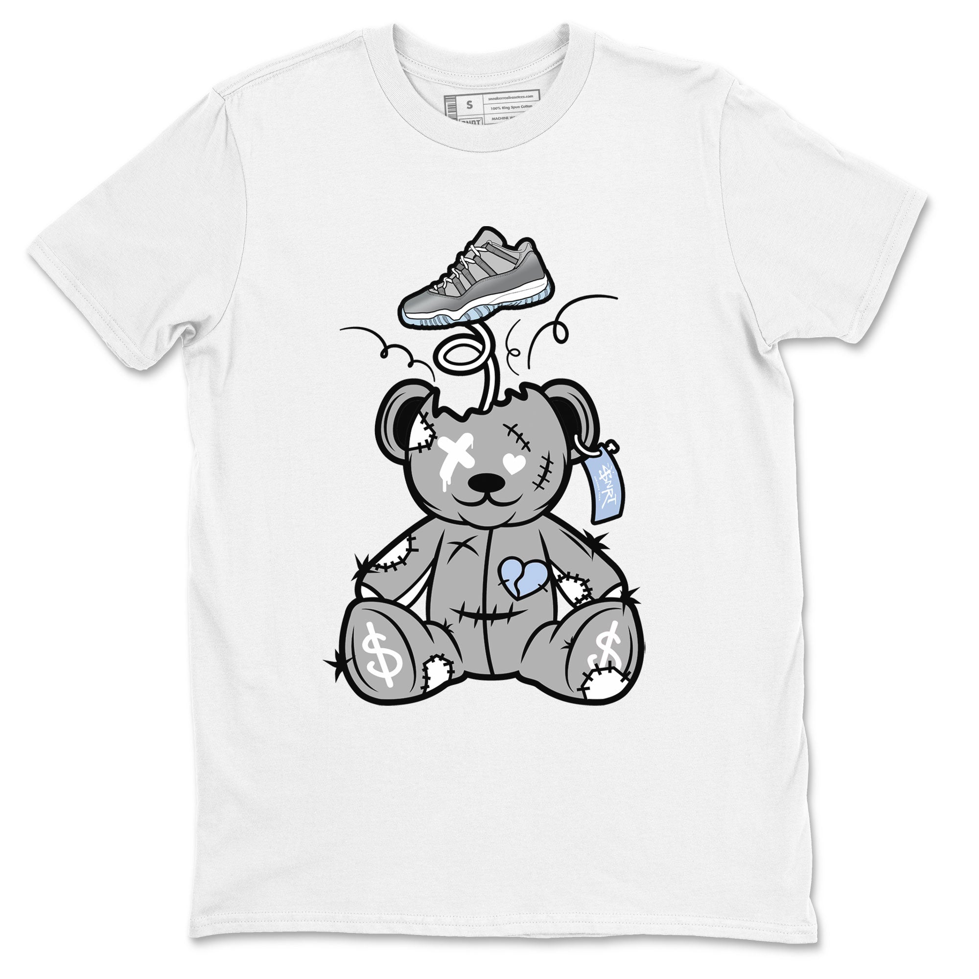 Surprise Teddy Bear snkmatch Tees - Air Jordan 11 Cool Grey
