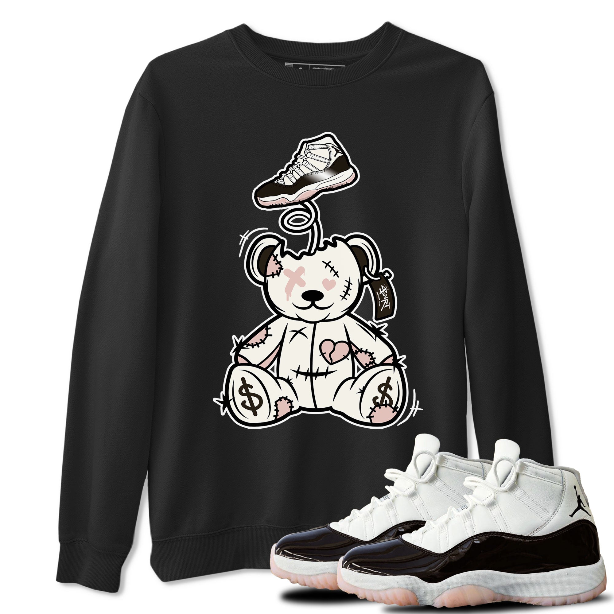 Surprise Teddy Bear snkmatch Tee - Air Jordan 11 Neapolitan