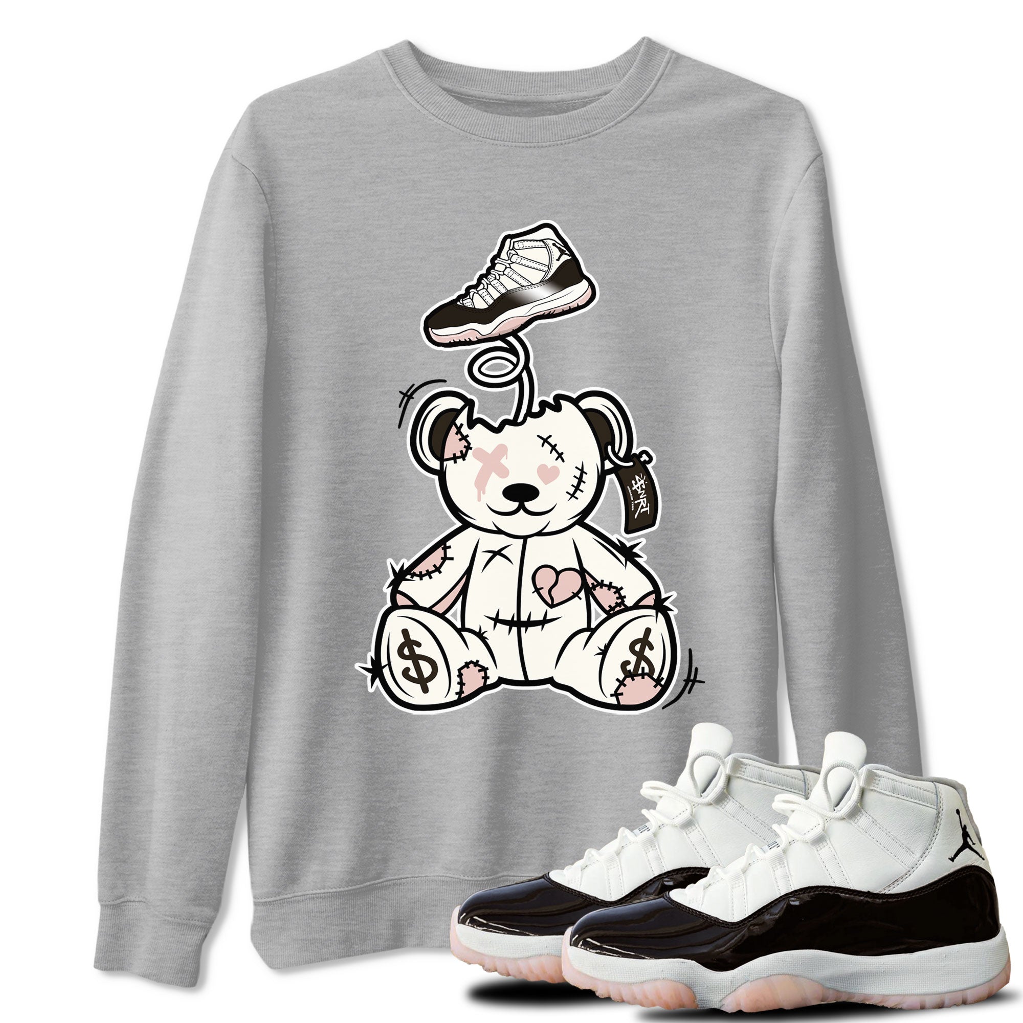 Surprise Teddy Bear snkmatch Tee - Air Jordan 11 Neapolitan