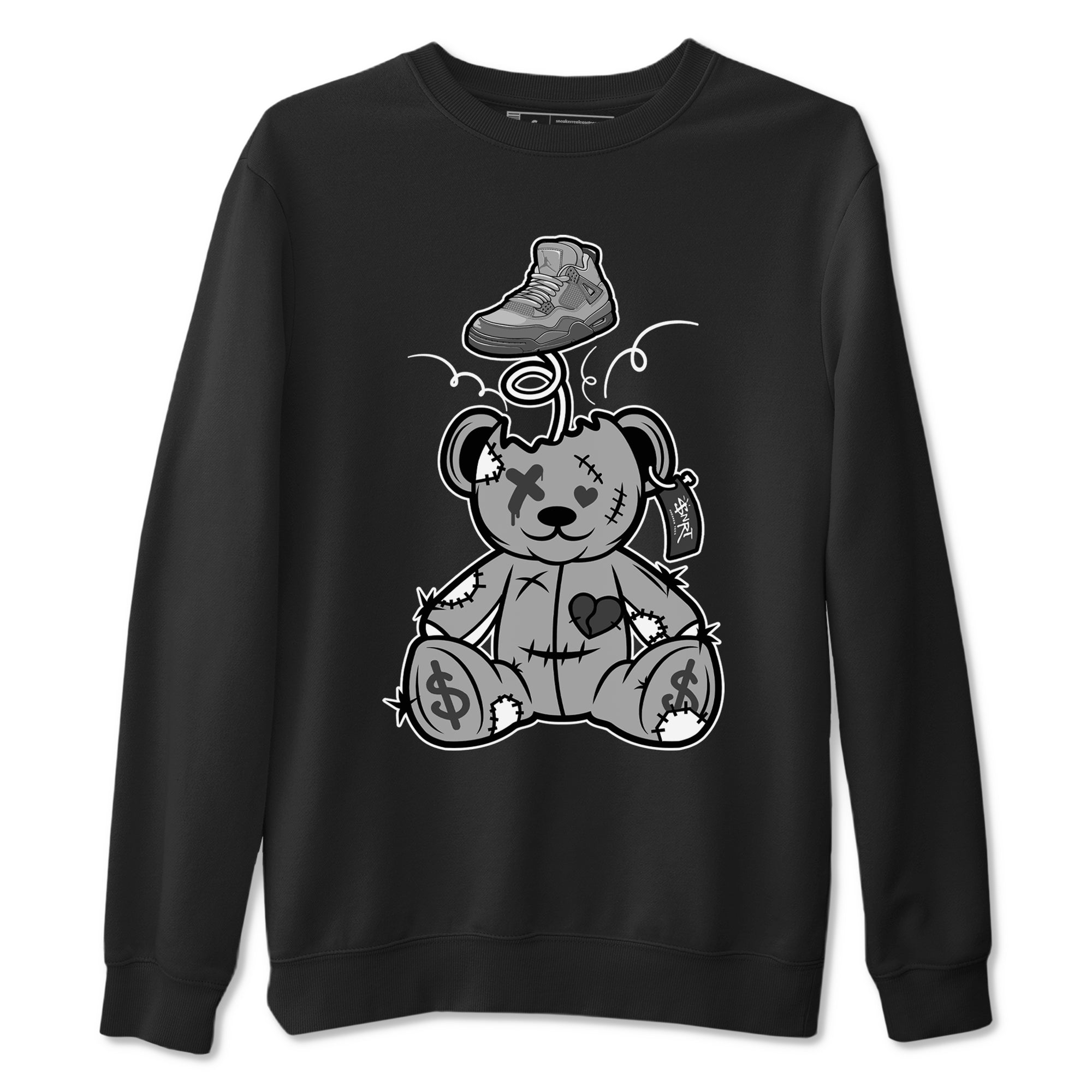 Surprise Teddy Bear snkmatch Tees - Air Jordan 4 Wet Cement