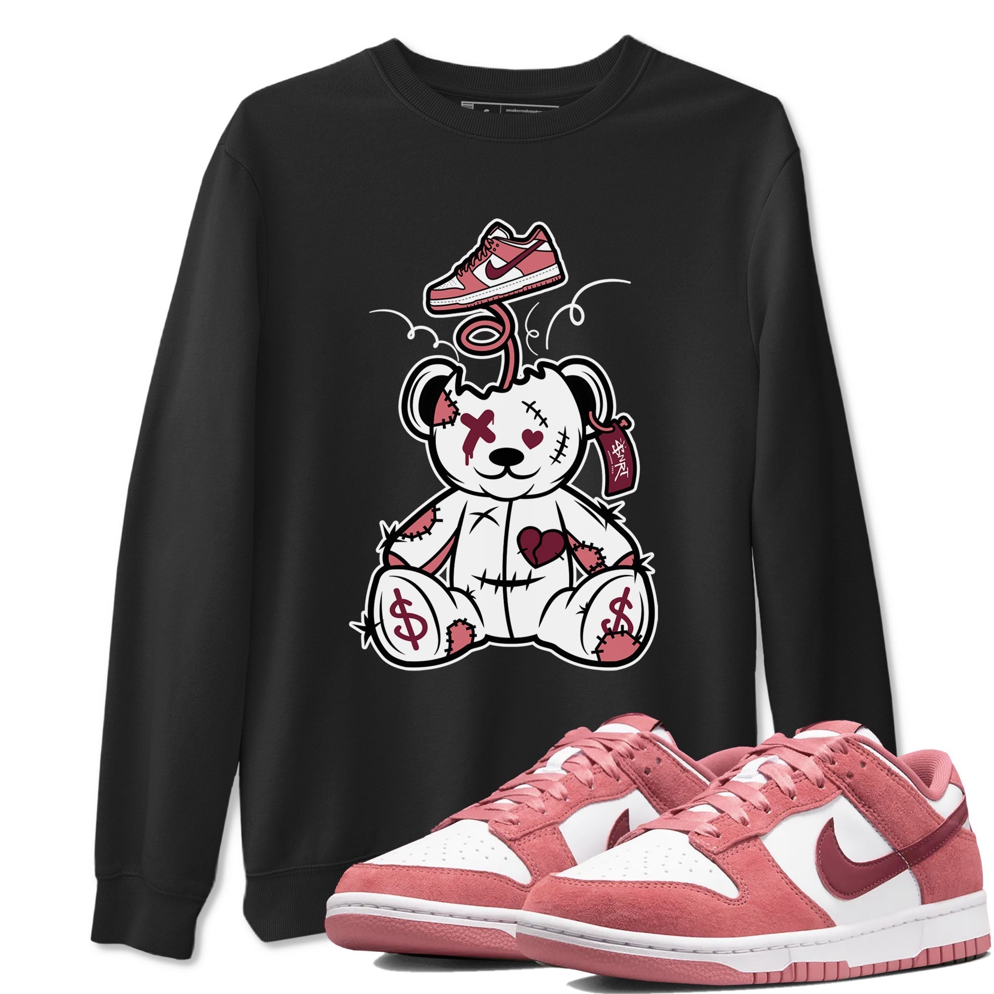 Surprise Teddy Bear snkmatch Tees - Dunk Valentines Day 2024