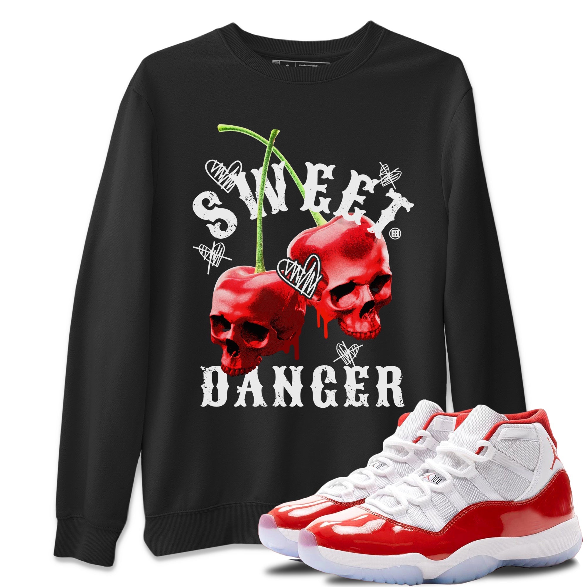Sweet Danger Unisex Tops - Air Jordan 11 Cherry