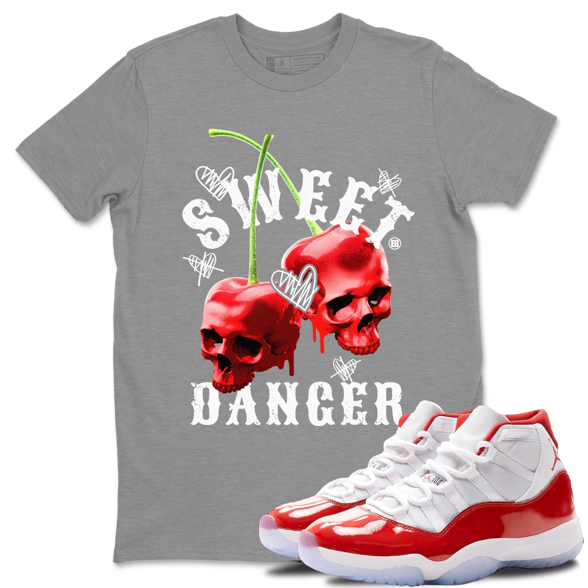 Sweet Danger Unisex Tops - Air Jordan 11 Cherry